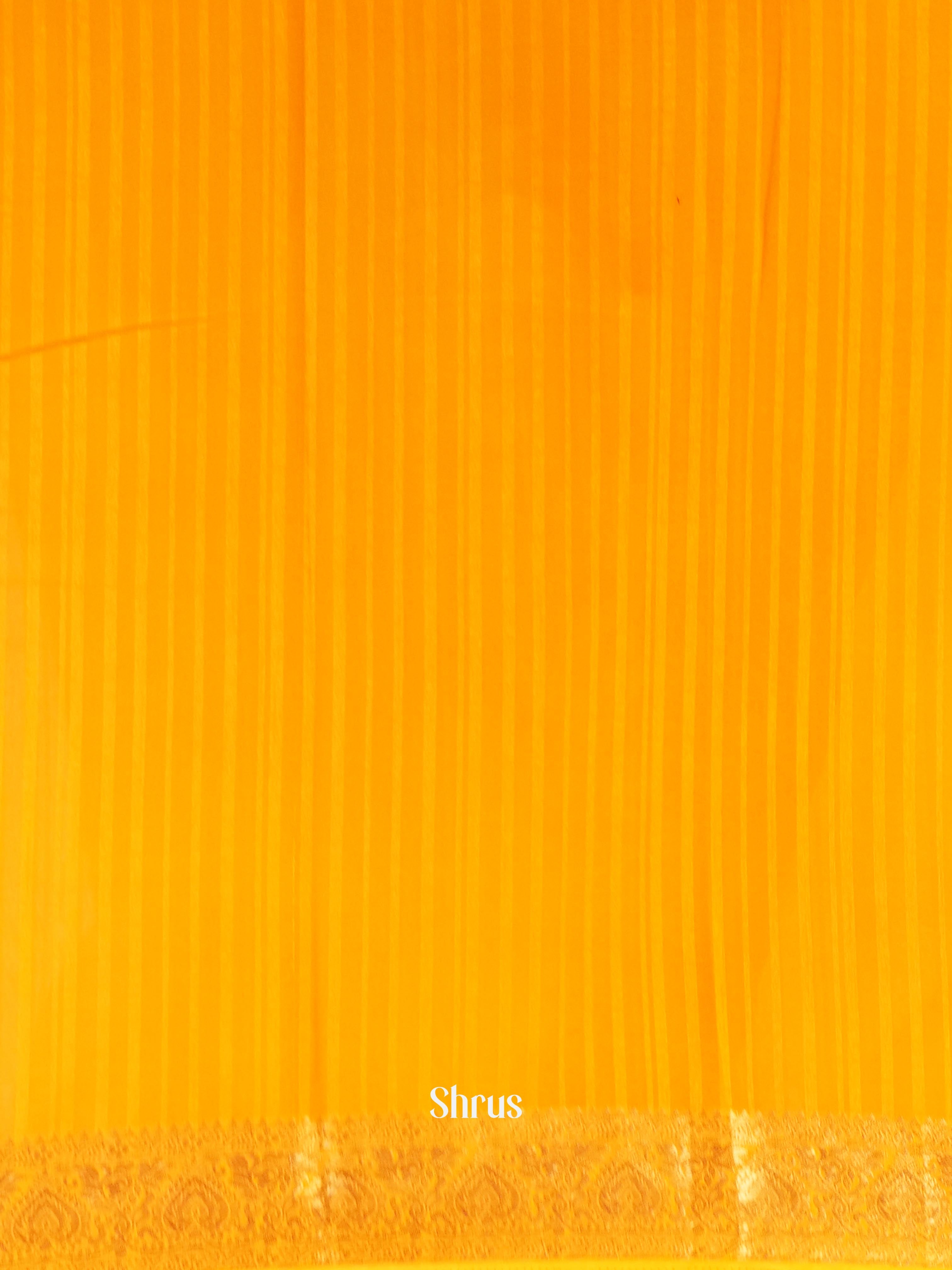 Mambazha Yellow- Semi Mysoresilk Saree - Shop on Shrus.com
