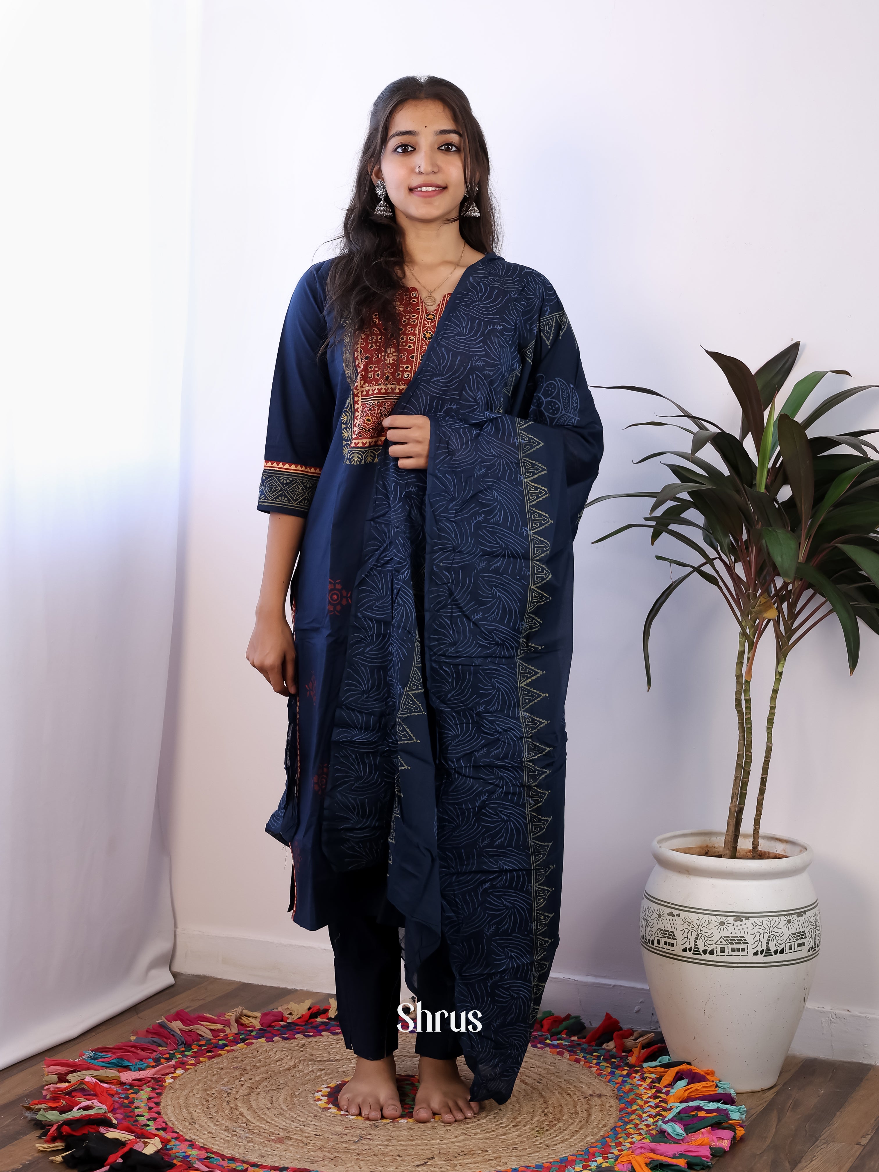 Blue - Readymade Suits - Shop on Shrus.com