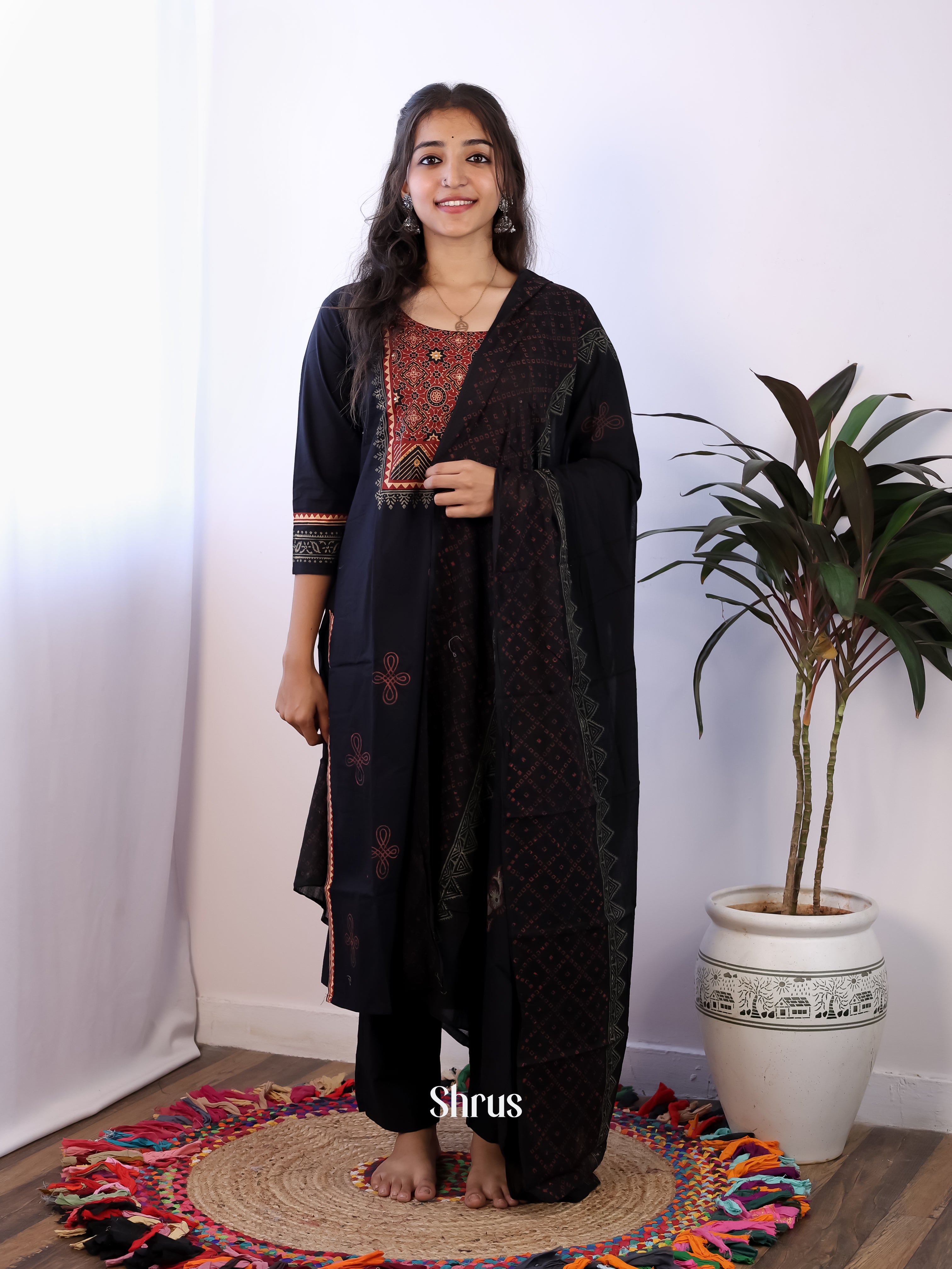 Black - 3pc Readymade Suits - Shop on Shrus.com