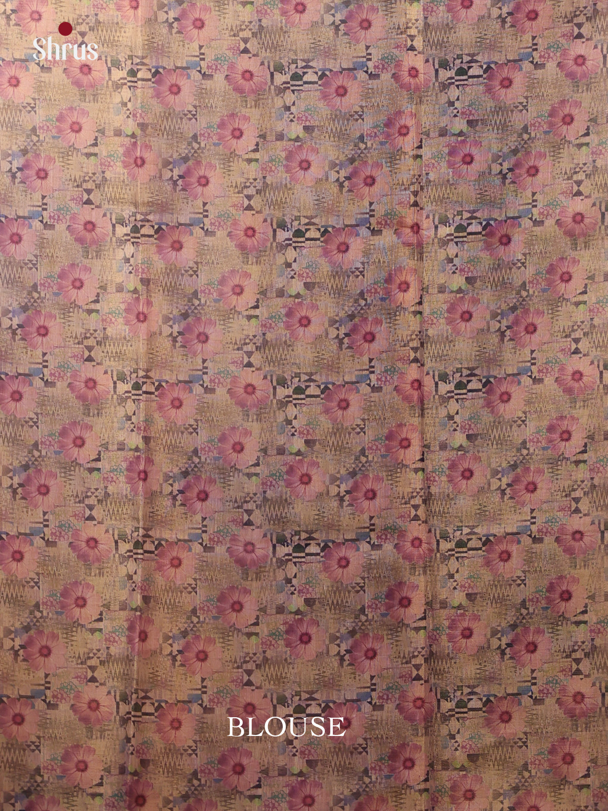 Gold & Purple - Semi Jute Saree - Shop on Shrus.com