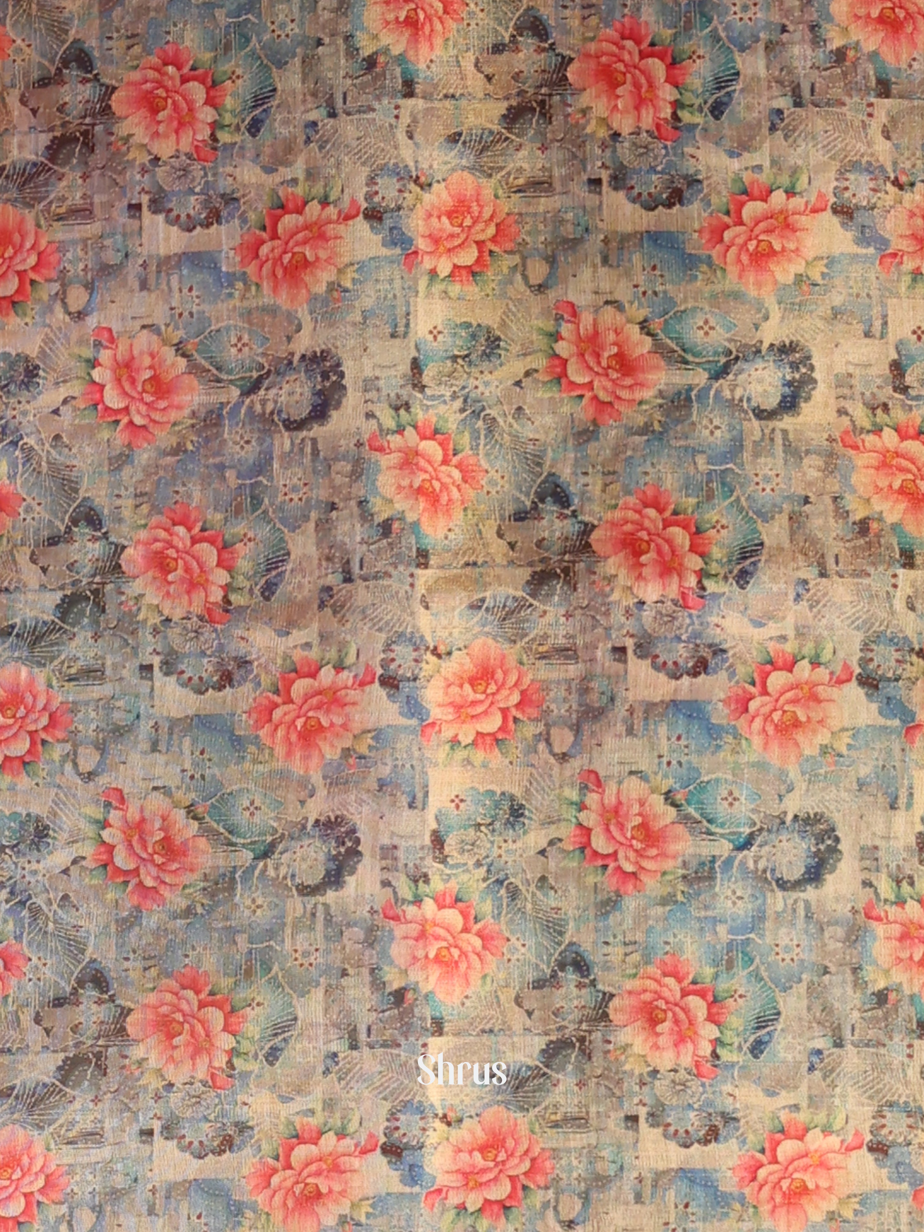 CIS17232 - Semi Dola silk Saree - Shop on Shrus.com