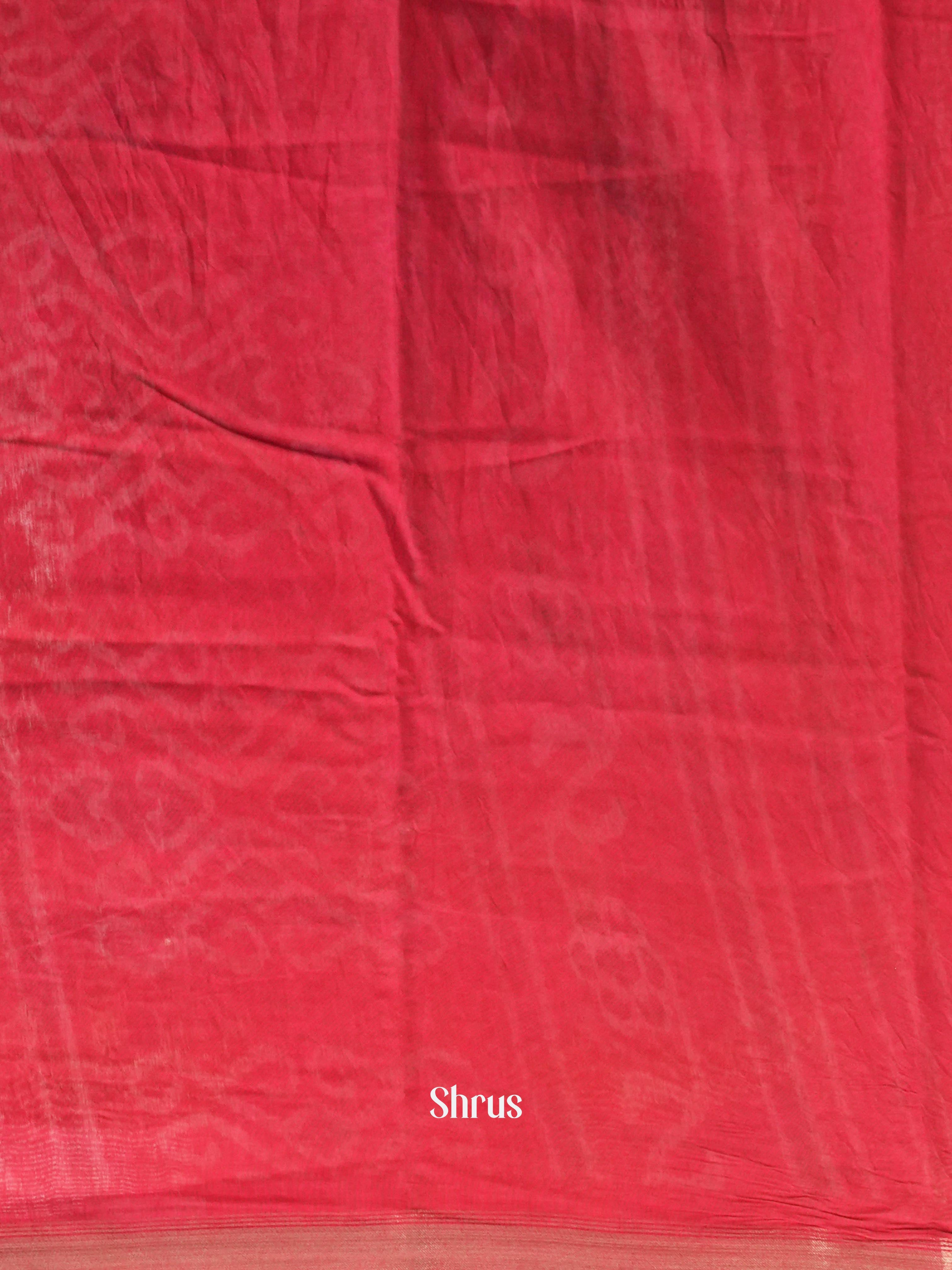 Black & Red - Art Modal Saree - Shop on Shrus.com