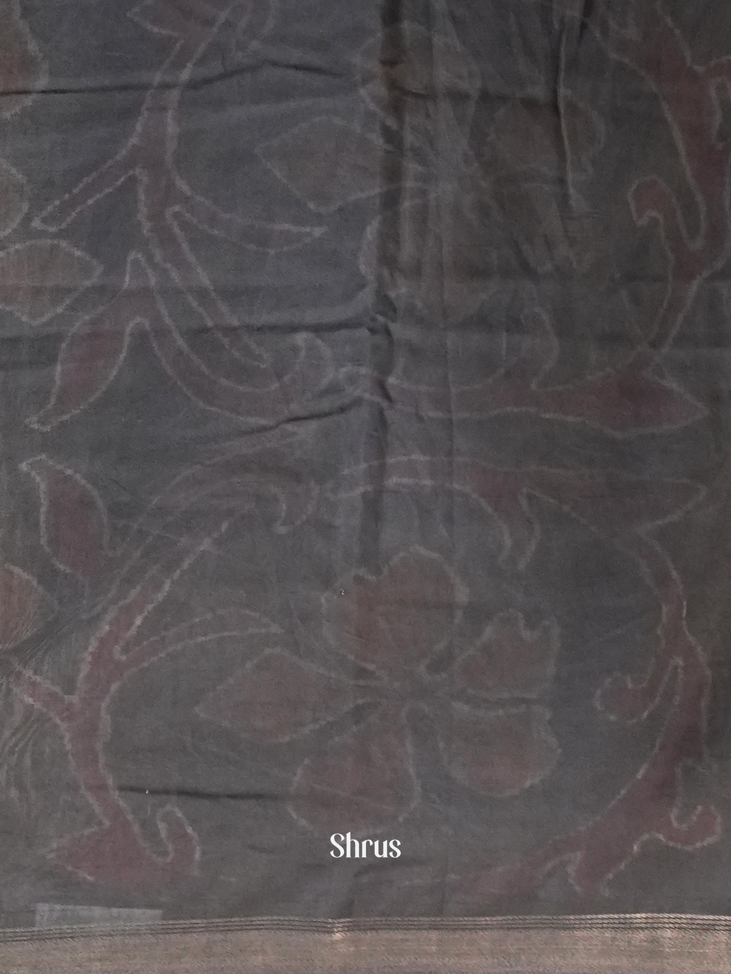 Red & Black - Art Modal Saree - Shop on Shrus.com