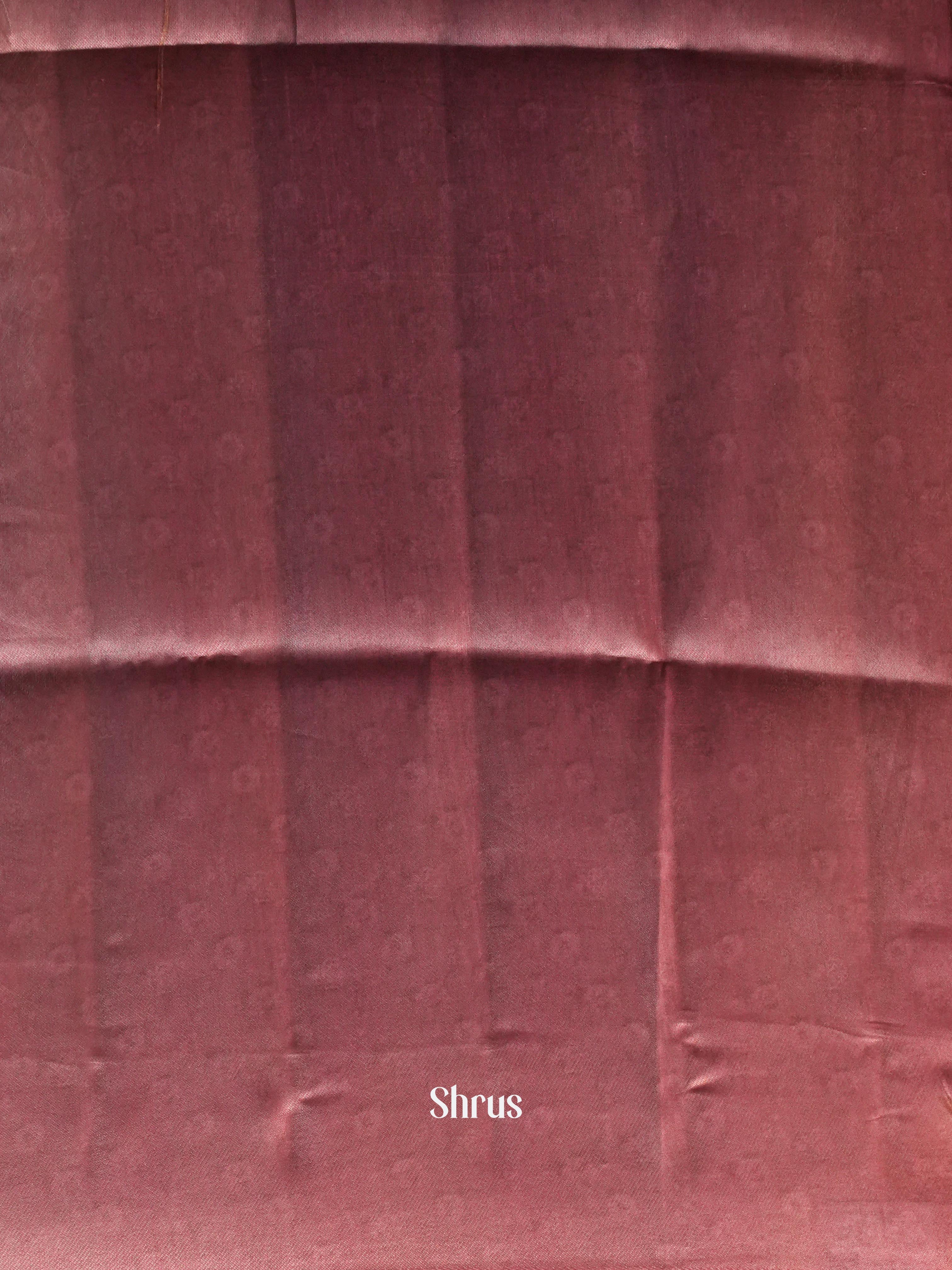 Grey & Brown- Moonga Saree - Shop on Shrus.com