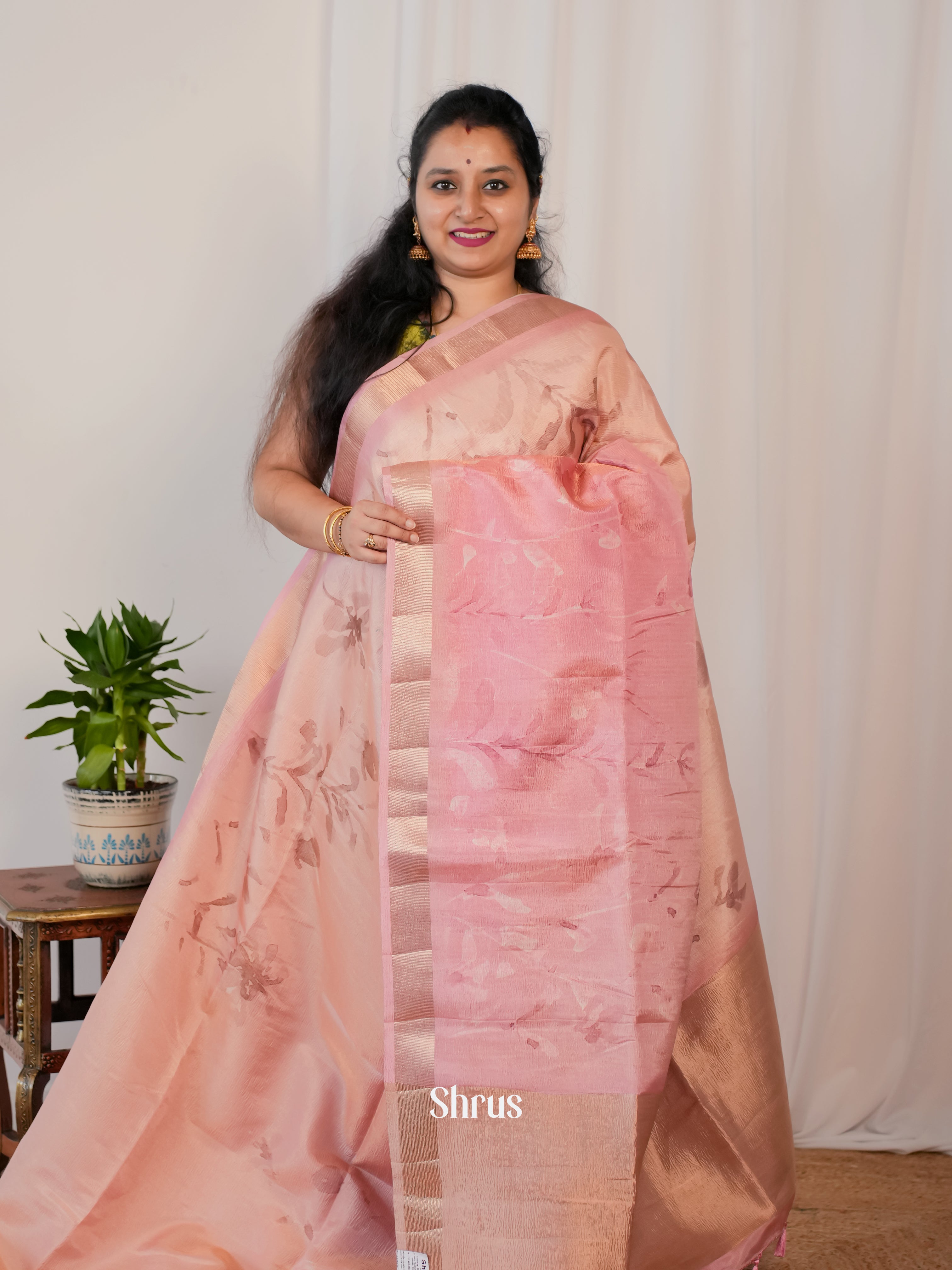 CIS17317 - Bamboo silk Saree - Shop on Shrus.com