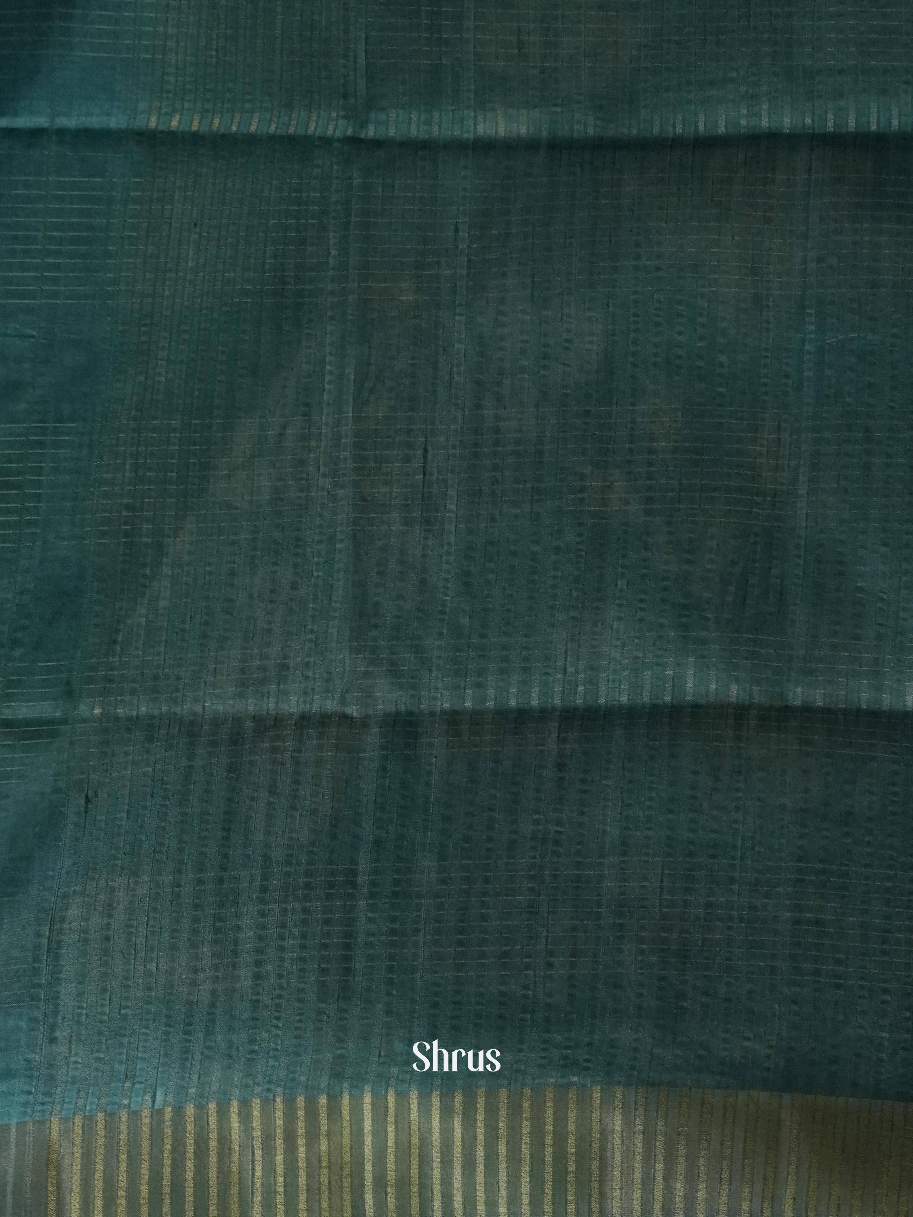 blue - Moonga Saree - Shop on Shrus.com