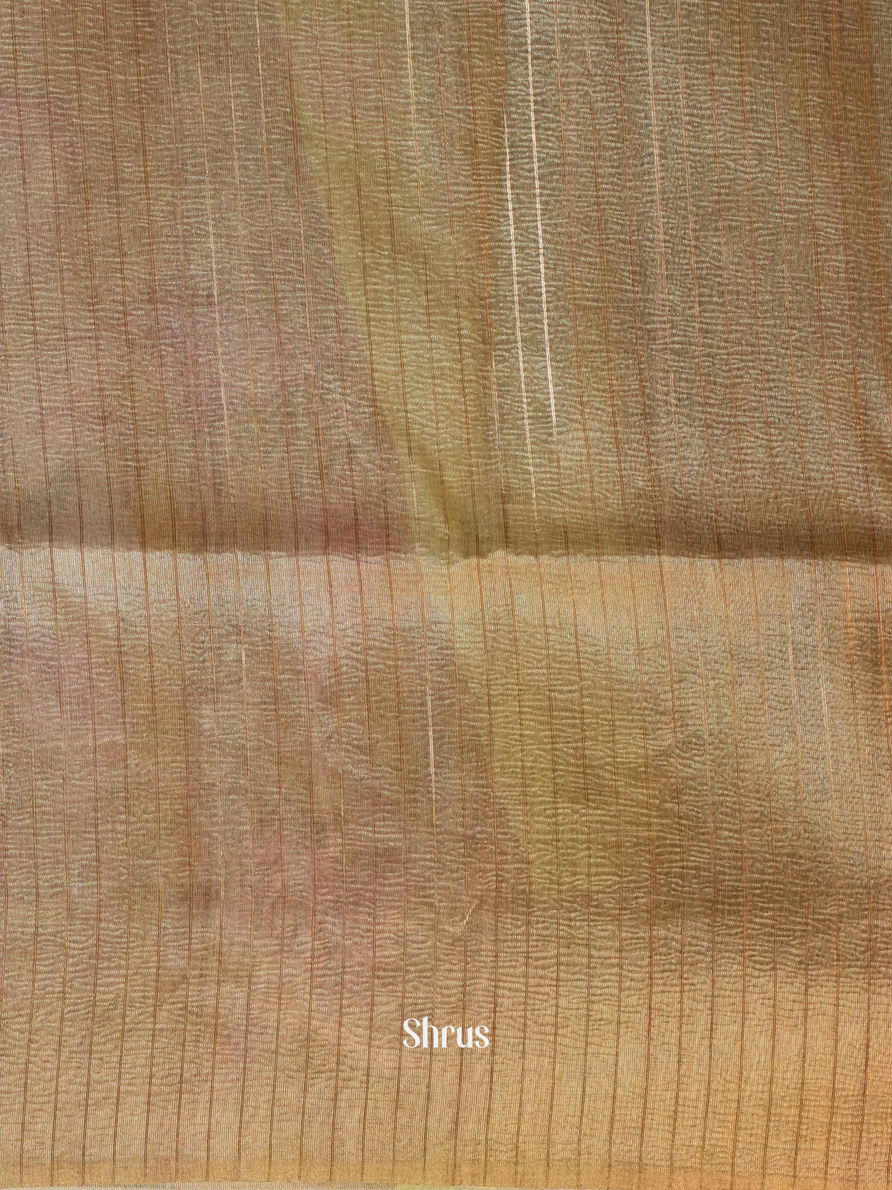 Gold- Bamboo Silk Saree - Shop on Shrus.com