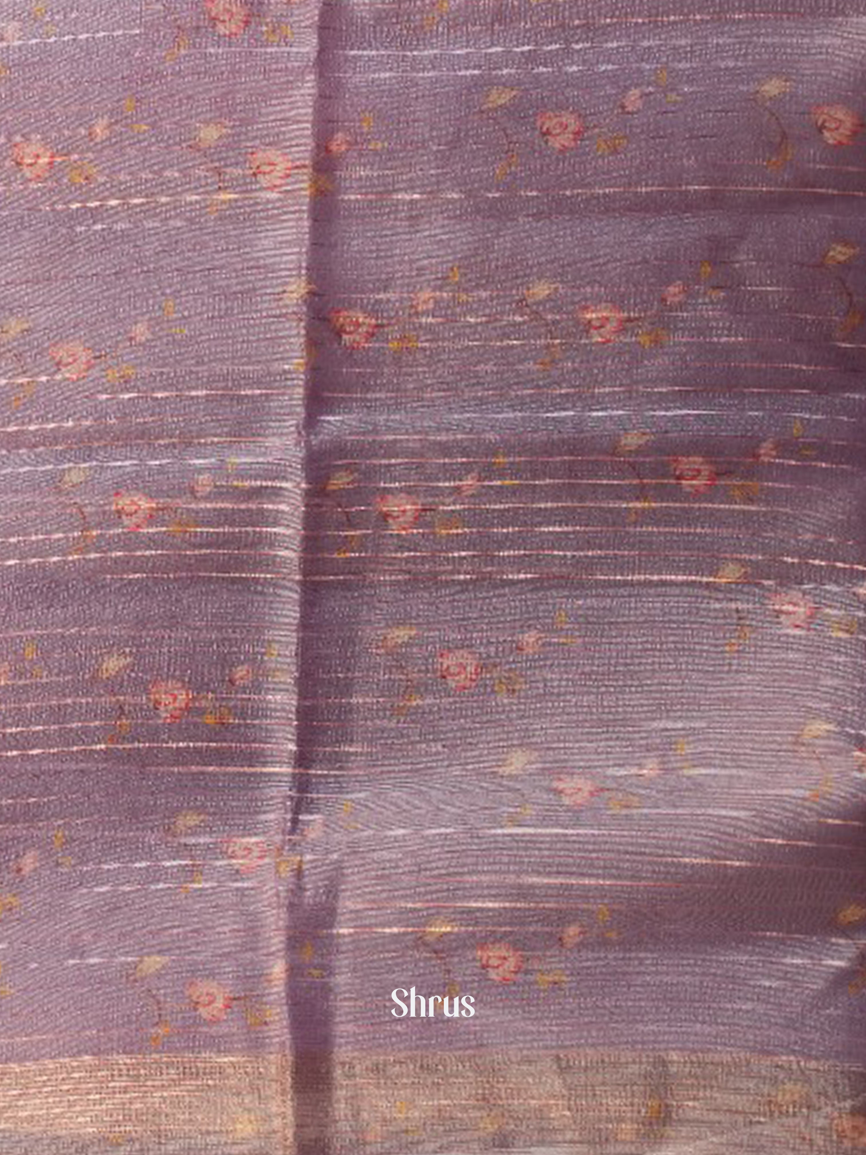 CIS17355- Bamboo silk Saree - Shop on Shrus.com