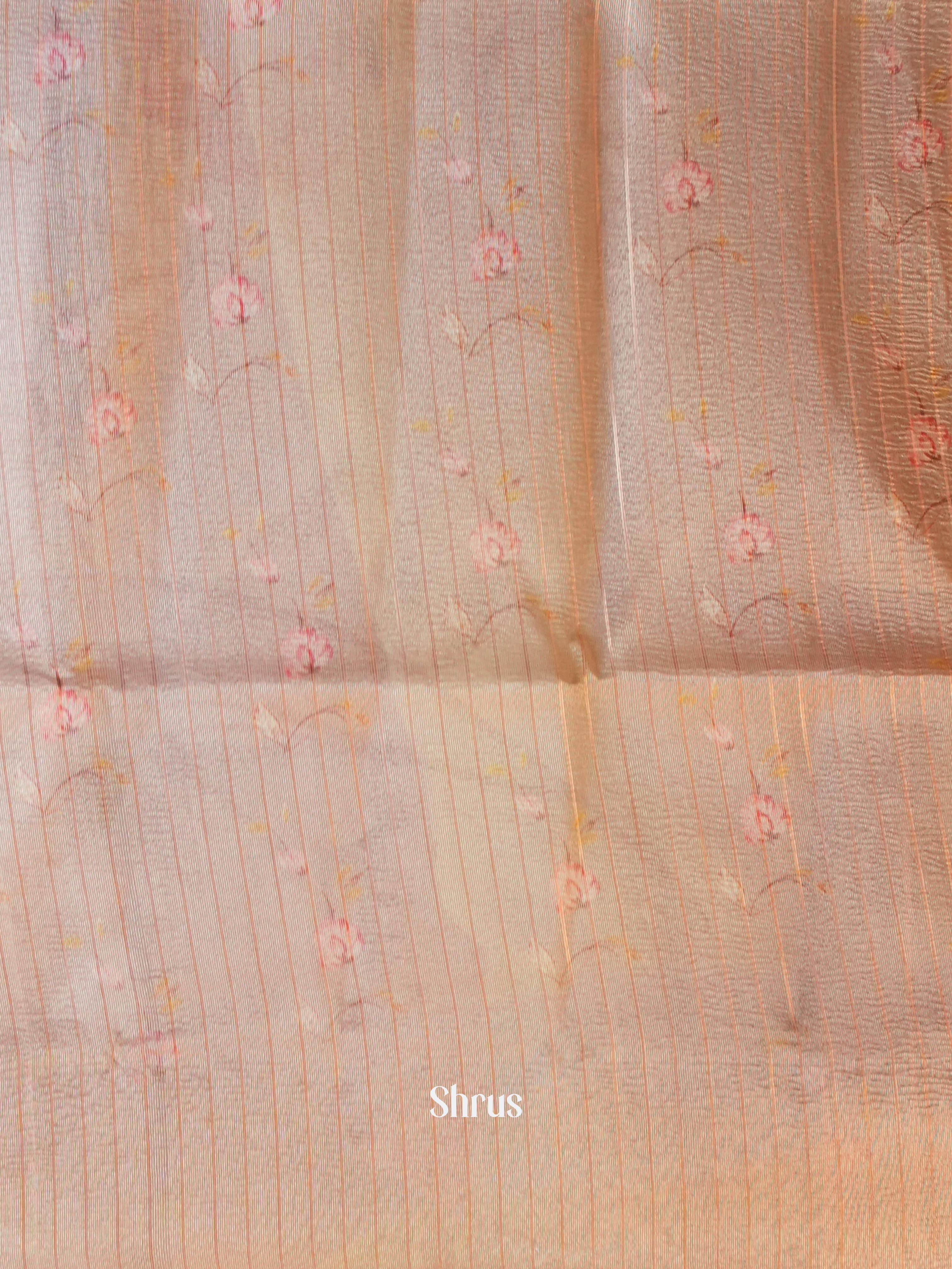 Grey - Bamboo Silk Saree - Shop on Shrus.com