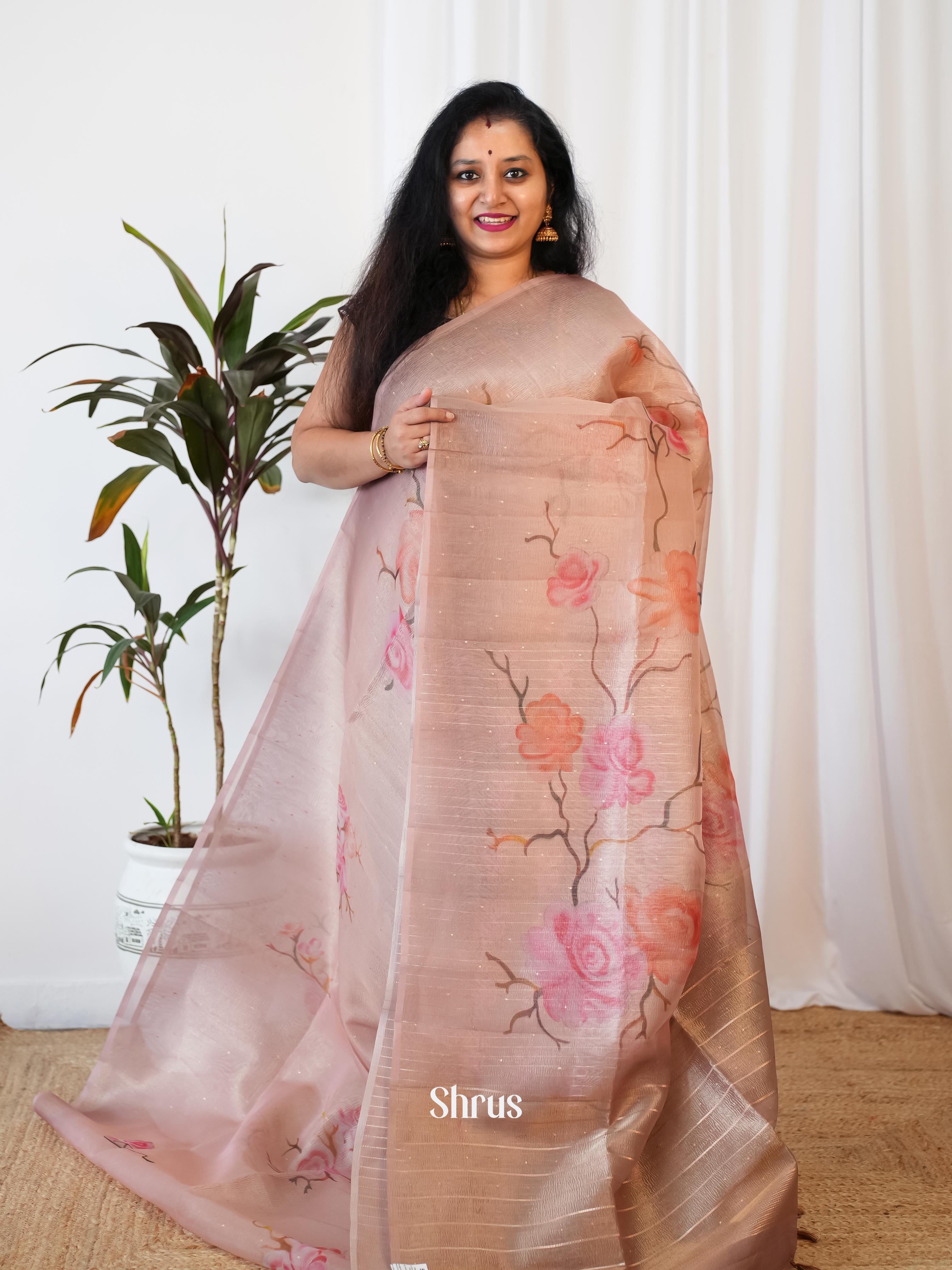 Pastel - Bamboo Silk Saree - Shop on Shrus.com