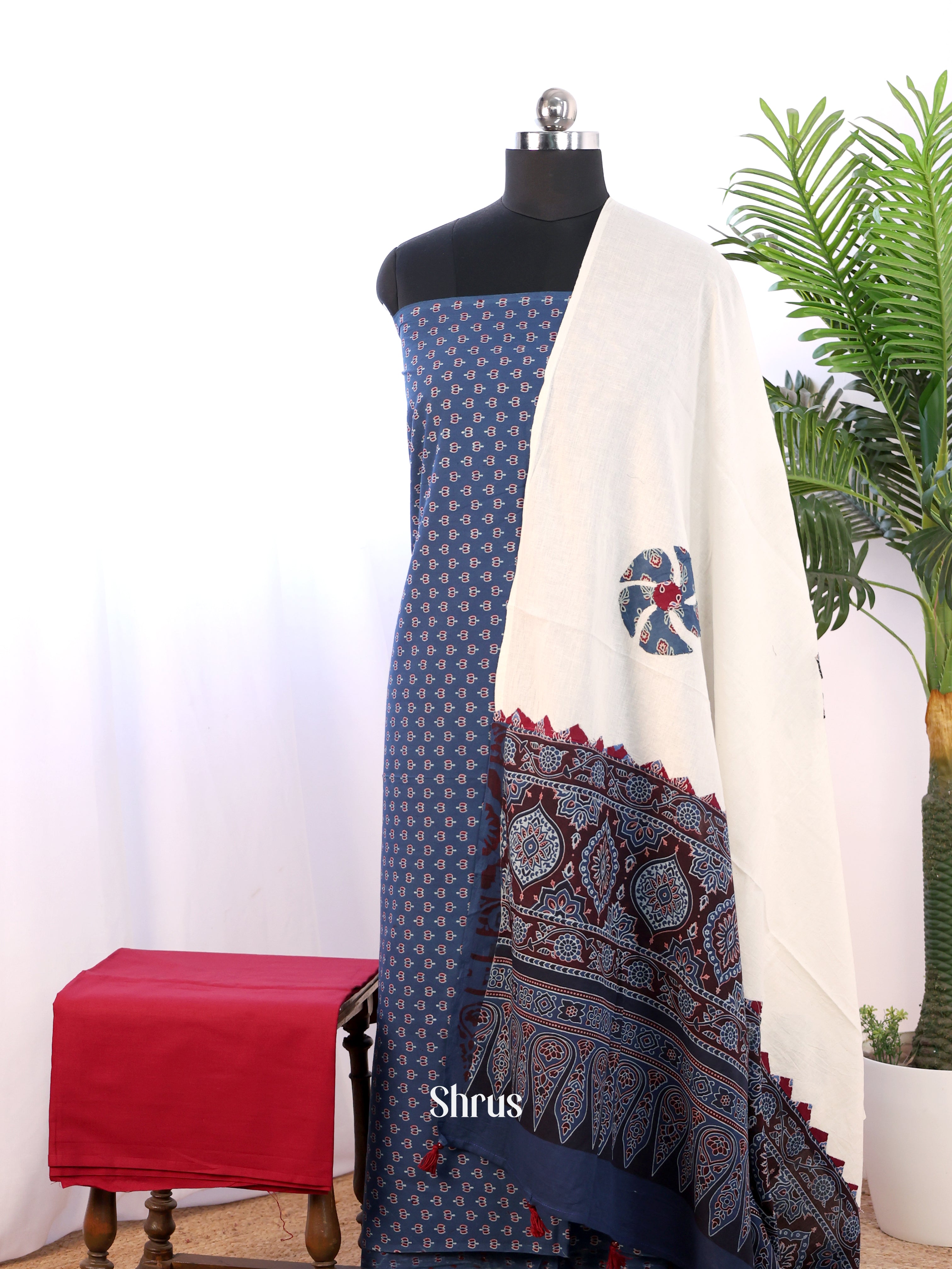 CIS17390 - Cotton salwar - Shop on Shrus.com