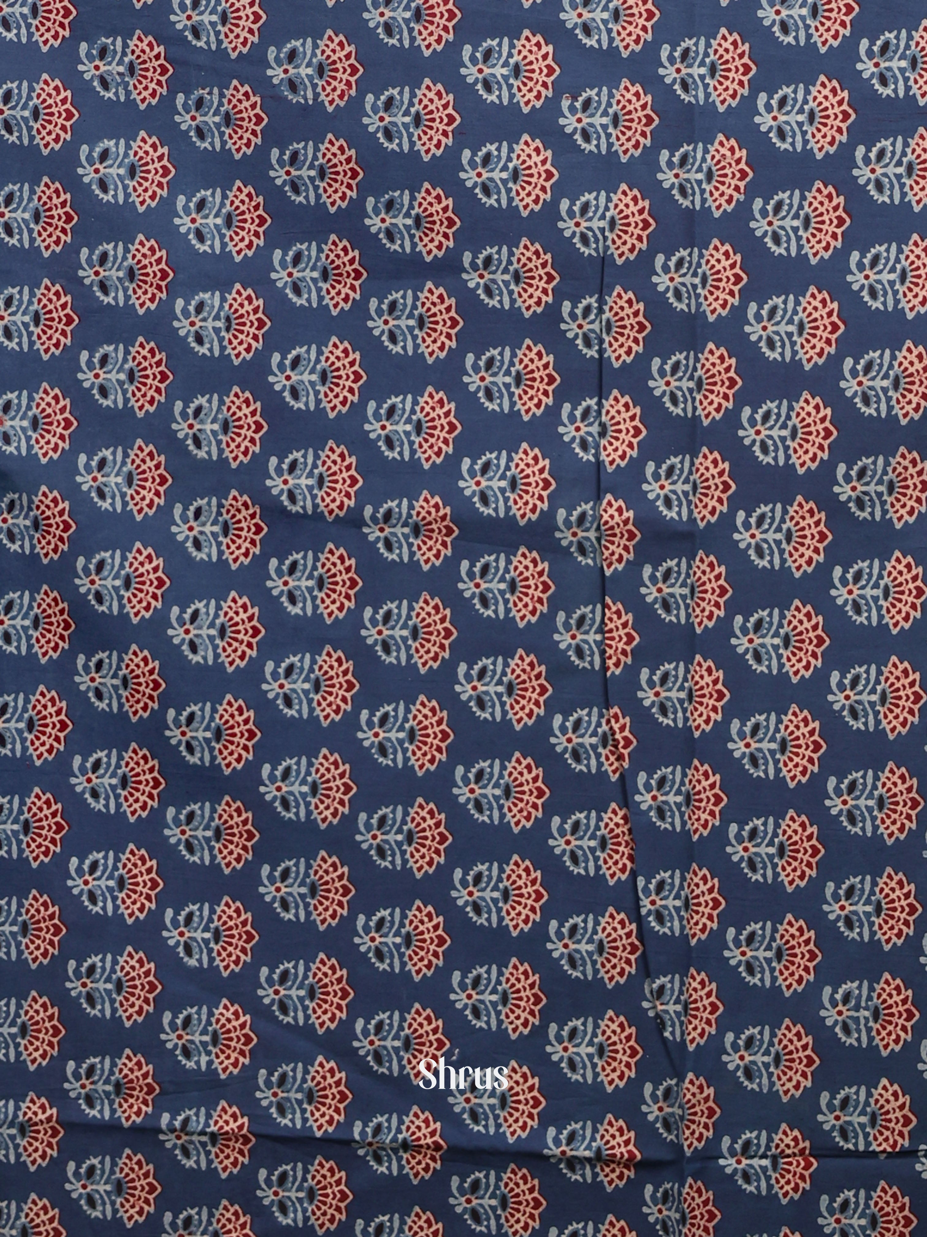 Blue & Maroon - Ajrakh Salwar - Shop on Shrus.com