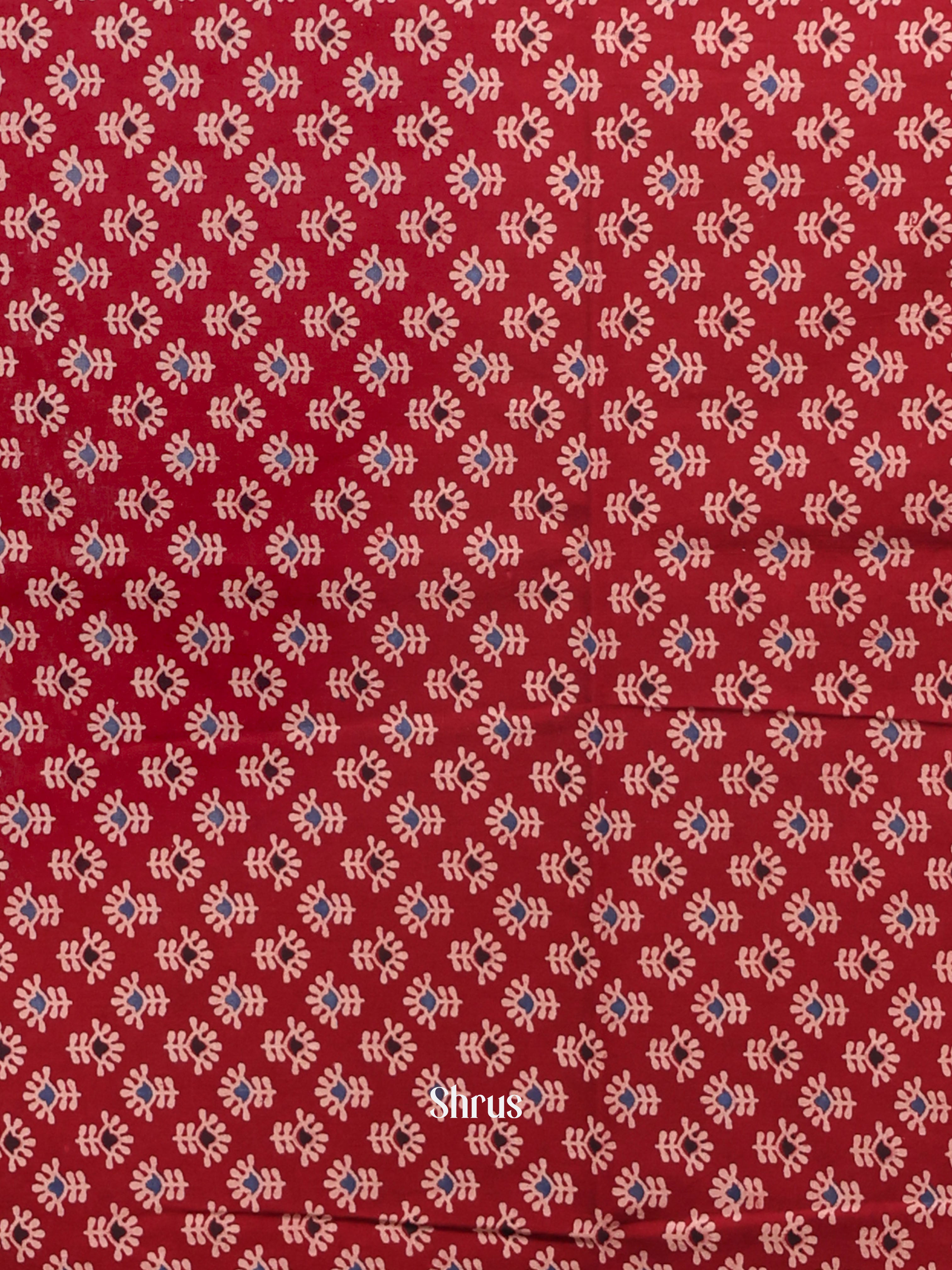 Maroon & Black - Ajrakh Salwar - Shop on Shrus.com