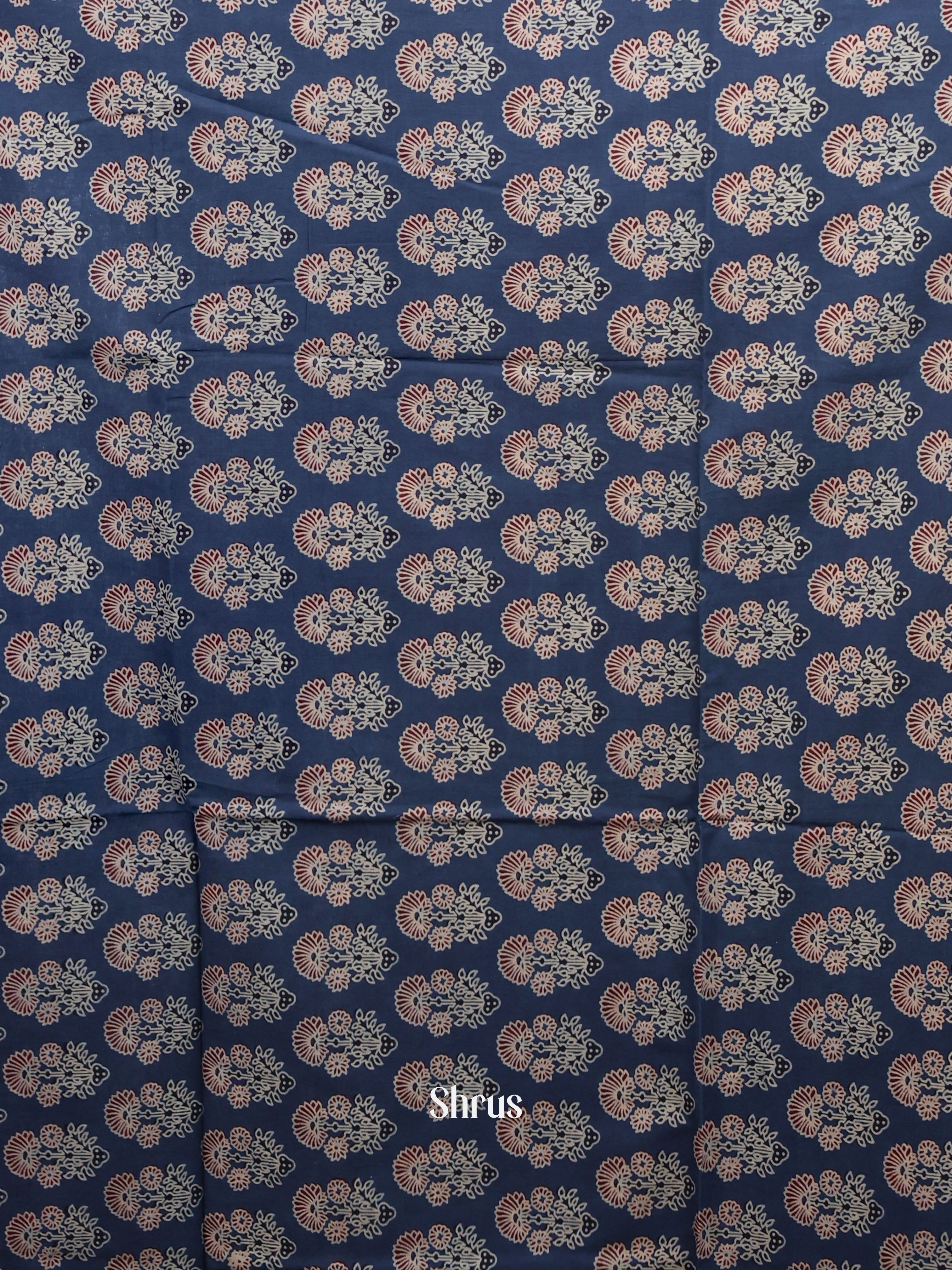 Blue & Maroon - Ajrakh Salwar - Shop on Shrus.com