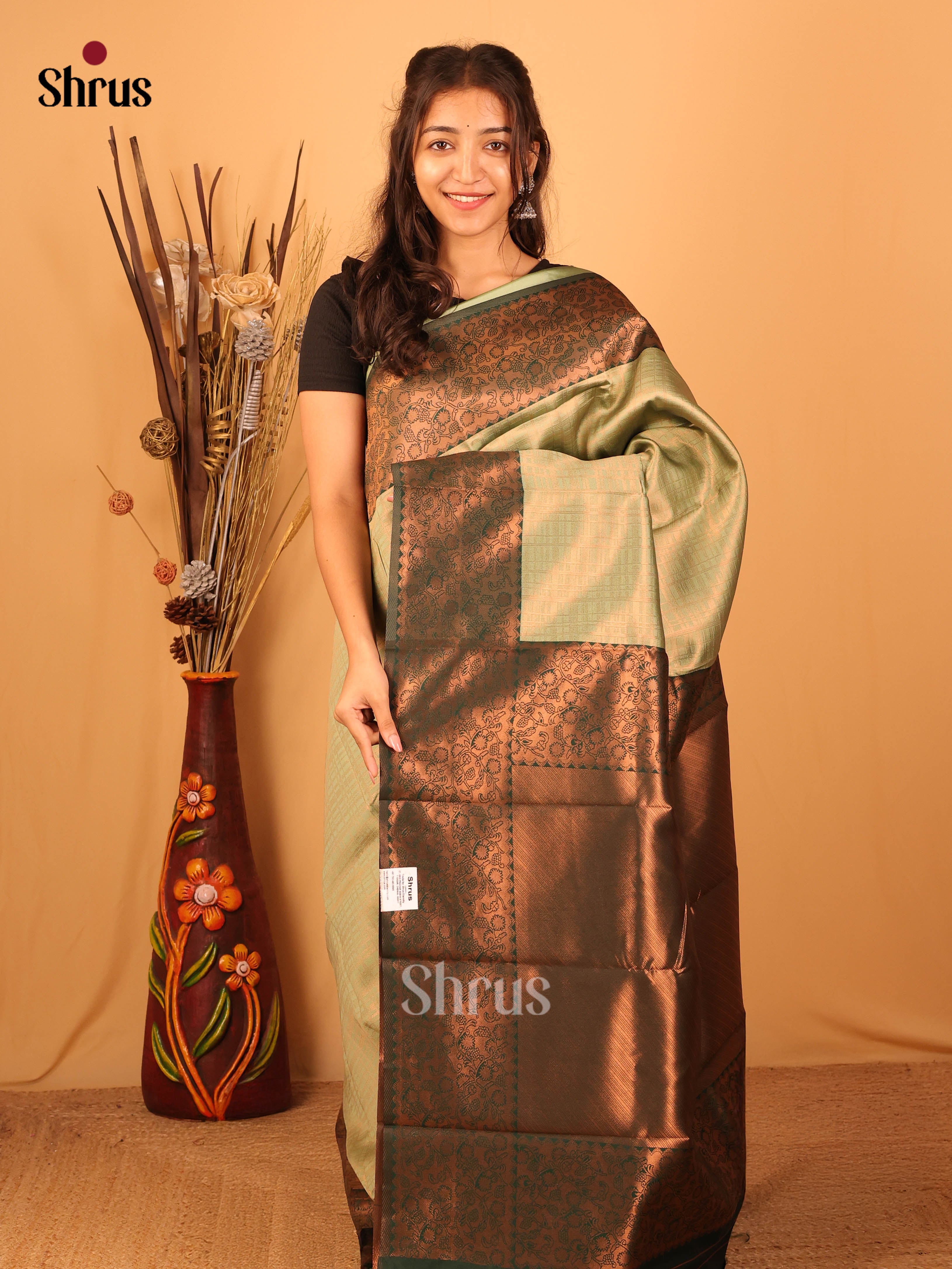 CIS18301 - Semi Arani Silk Saree - Shop on Shrus.com