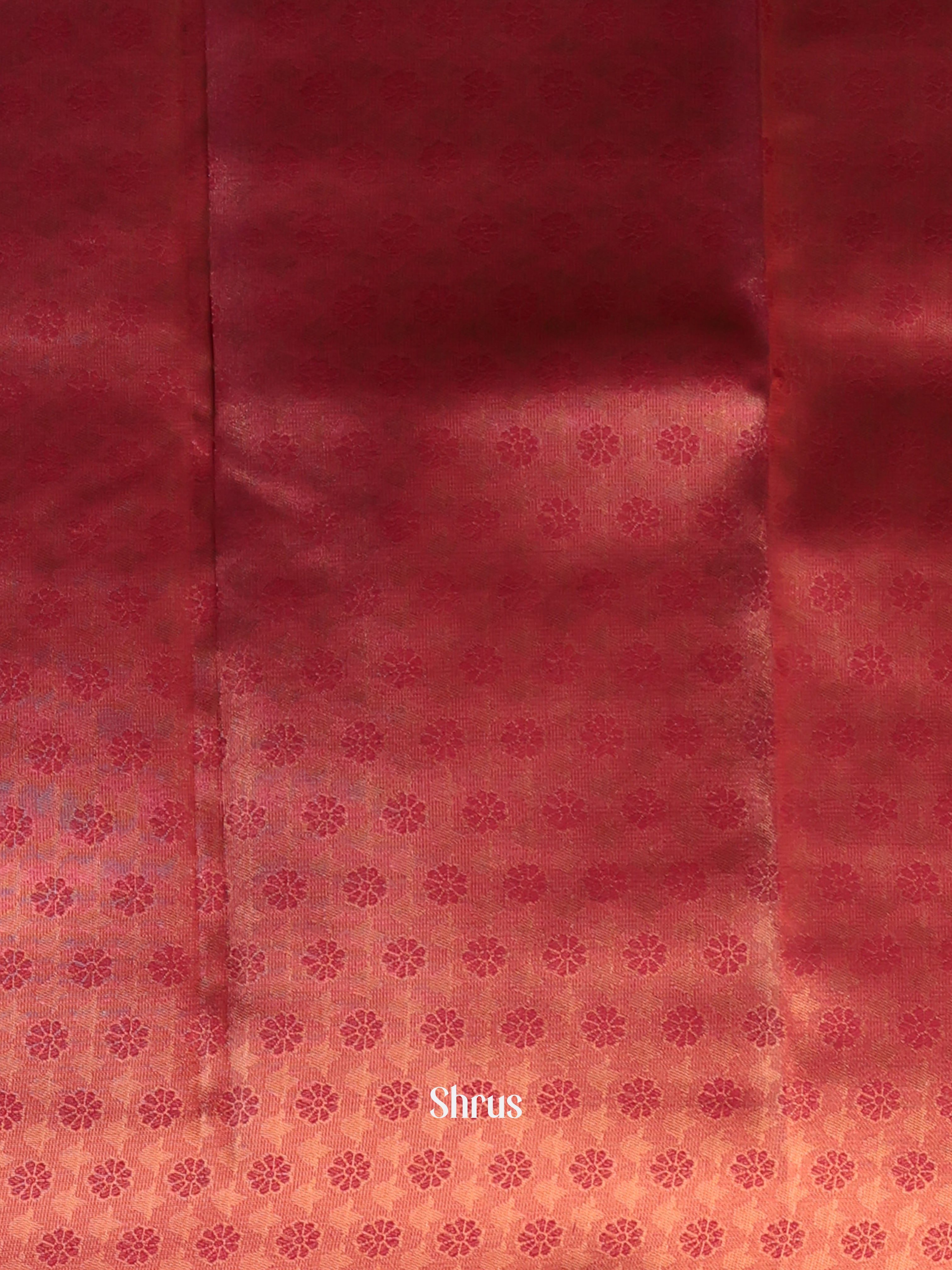 Onion Pink & Maroon- Semi Arani Silk Saree - Shop on Shrus.com