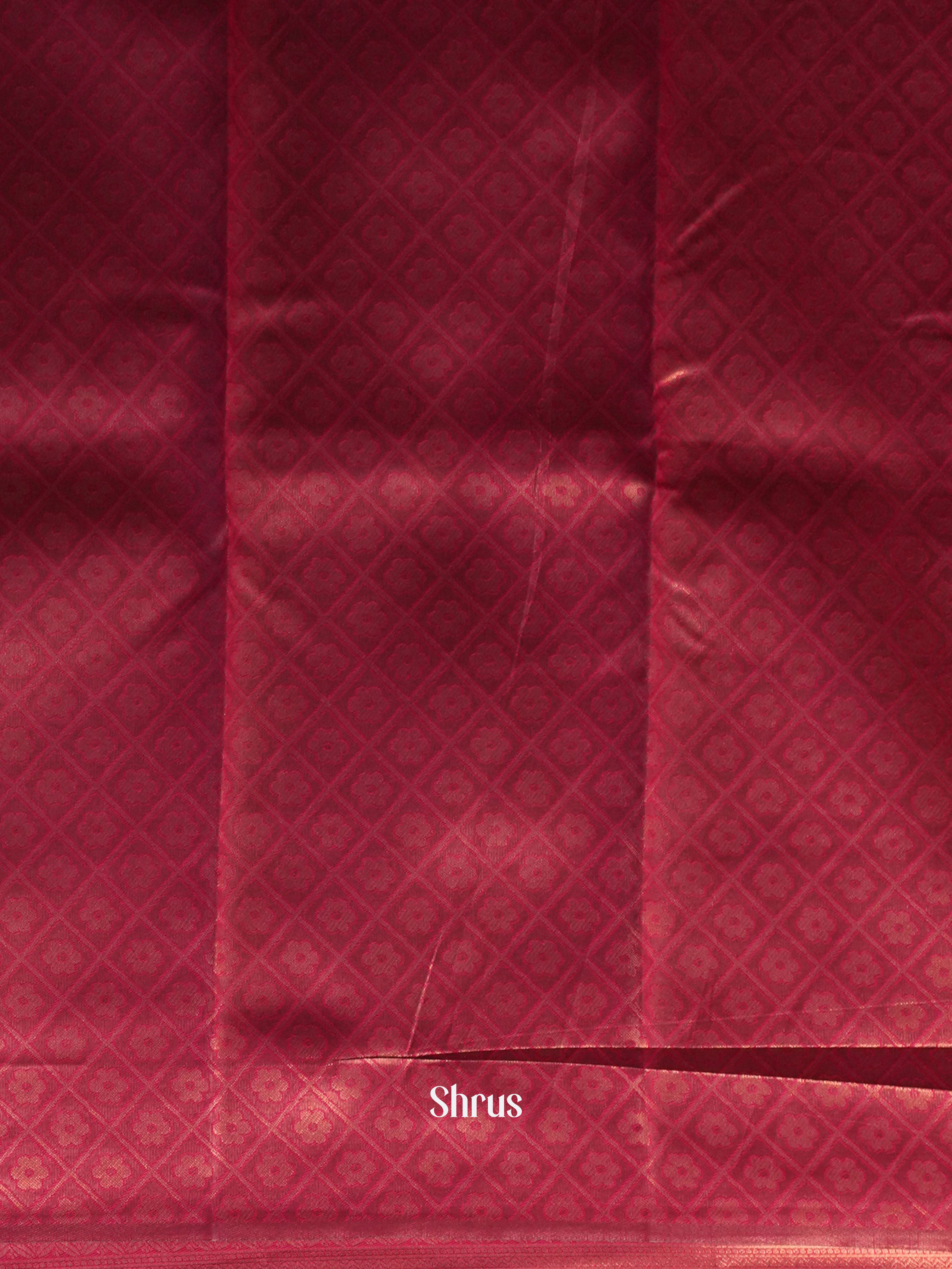 Pink & Maroon - Semi Arani Silk - Shop on Shrus.com
