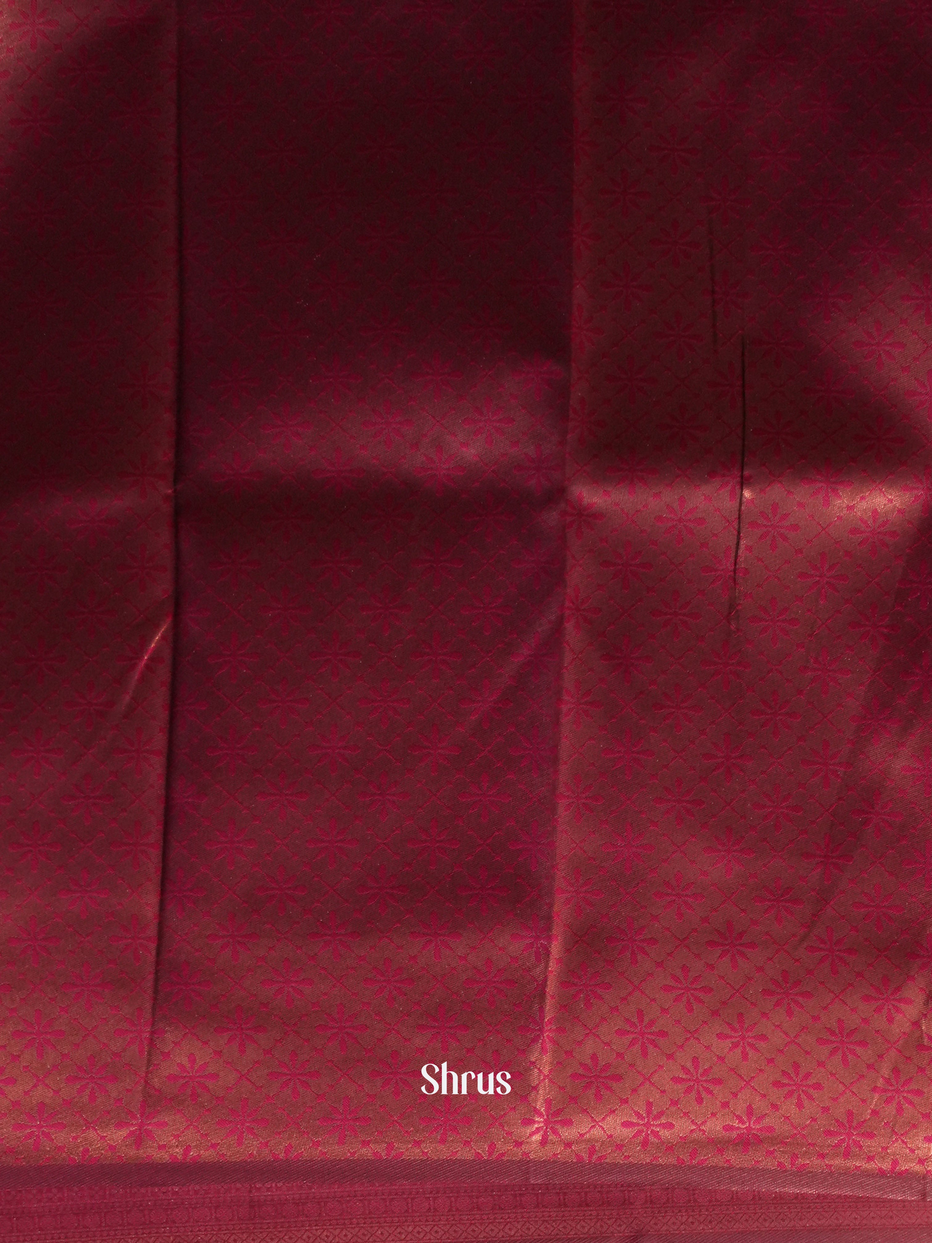Pink & Maroon - Semi Arani Silk - Shop on Shrus.com