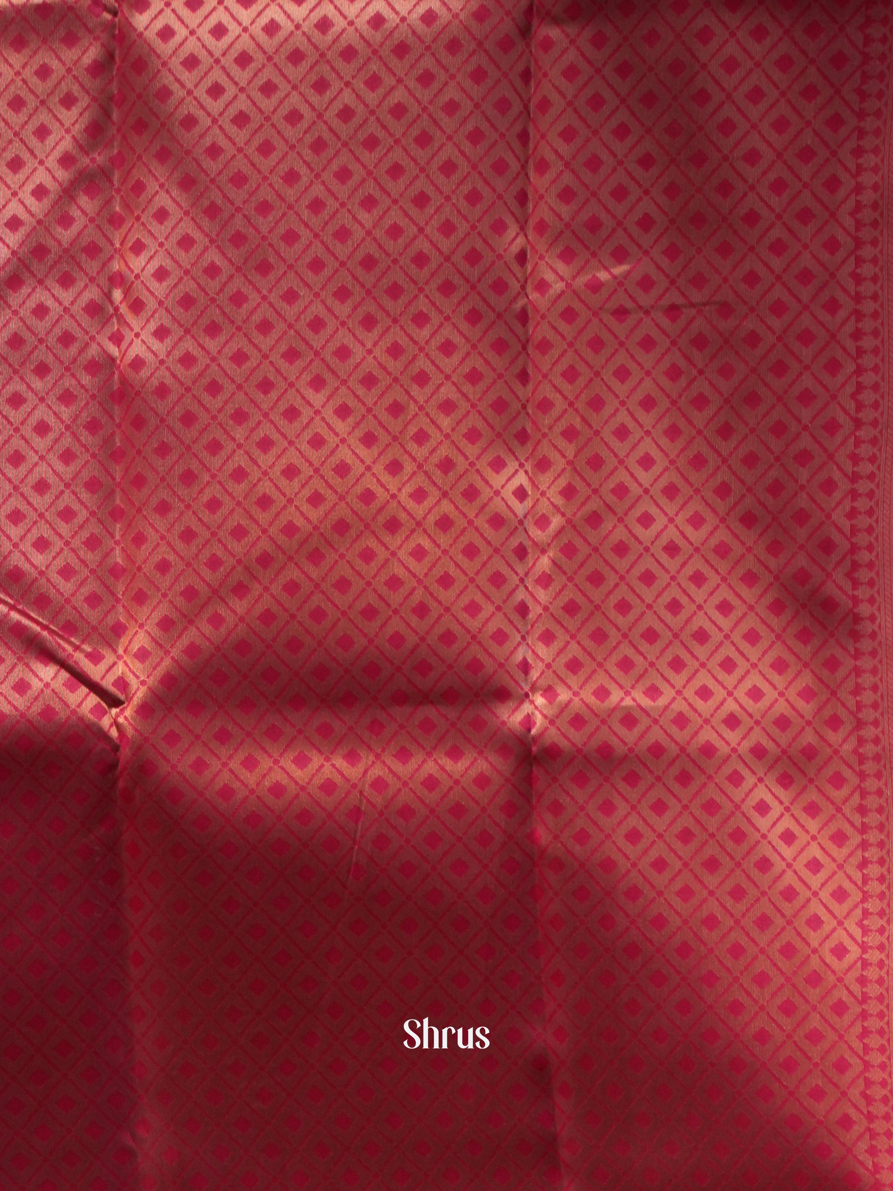 Dusty Brown & Maroon- Semi Arani Silk - Shop on Shrus.com