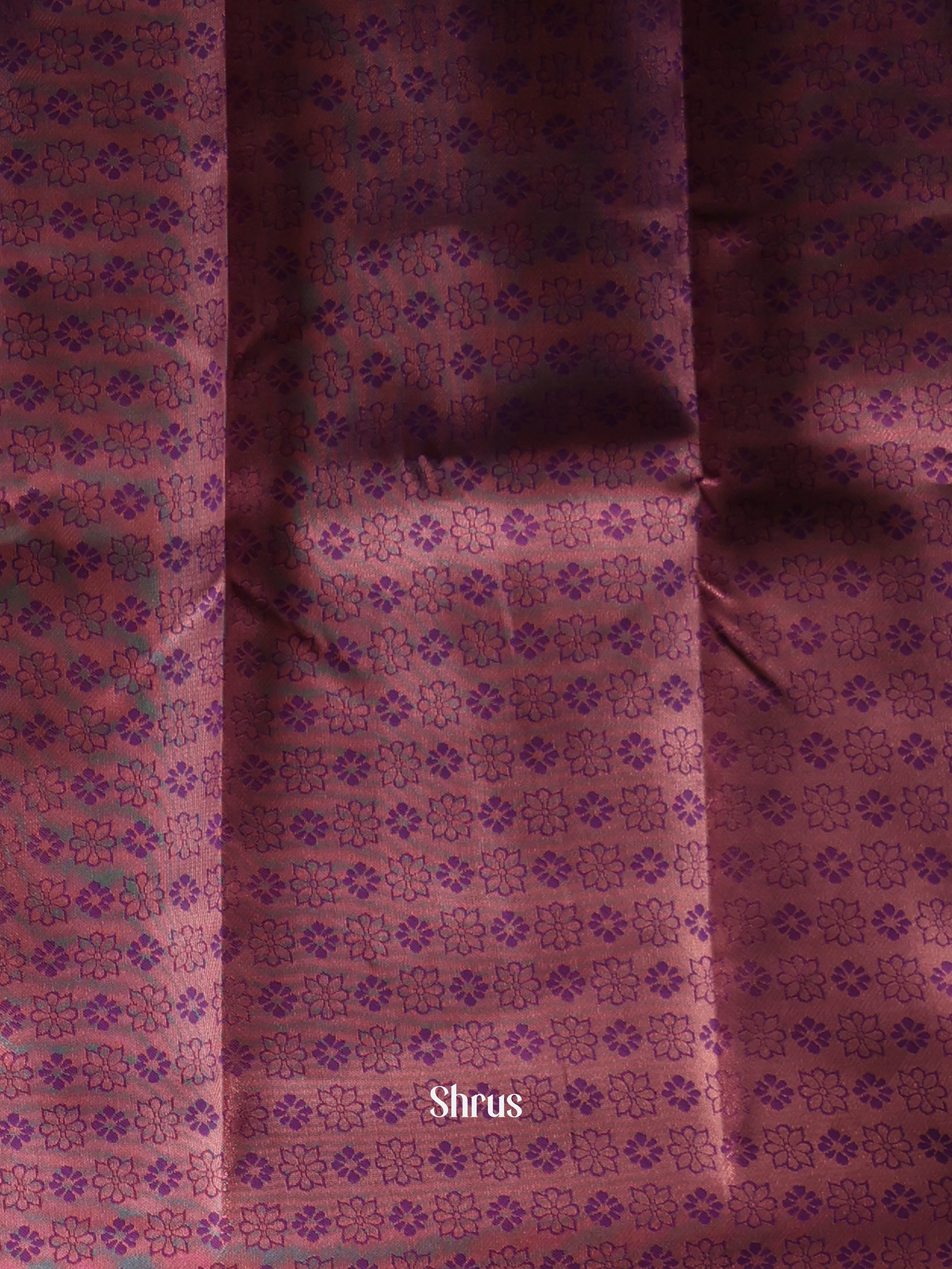 Lavender & Purple - Semi Arani Silk Saree - Shop on Shrus.com
