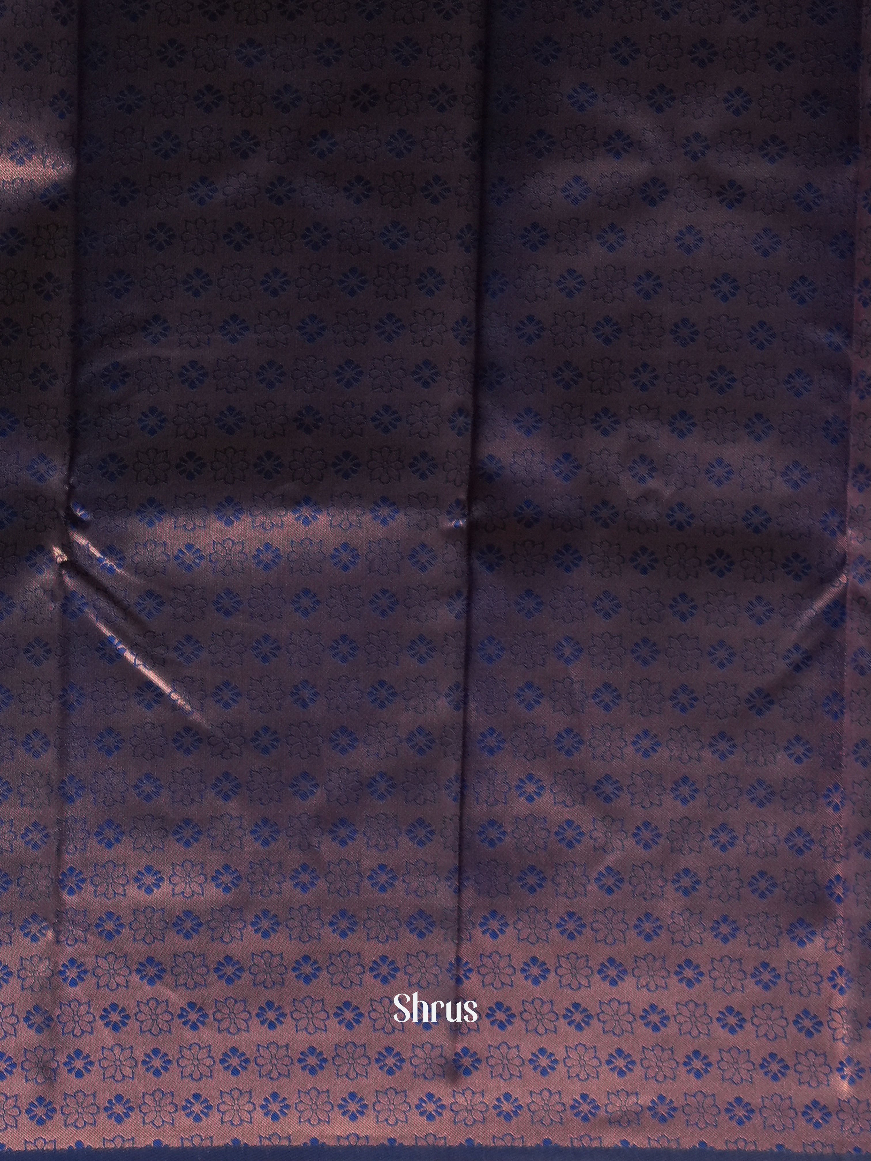 Pink & Blue- Semi Arani Silk - Shop on Shrus.com