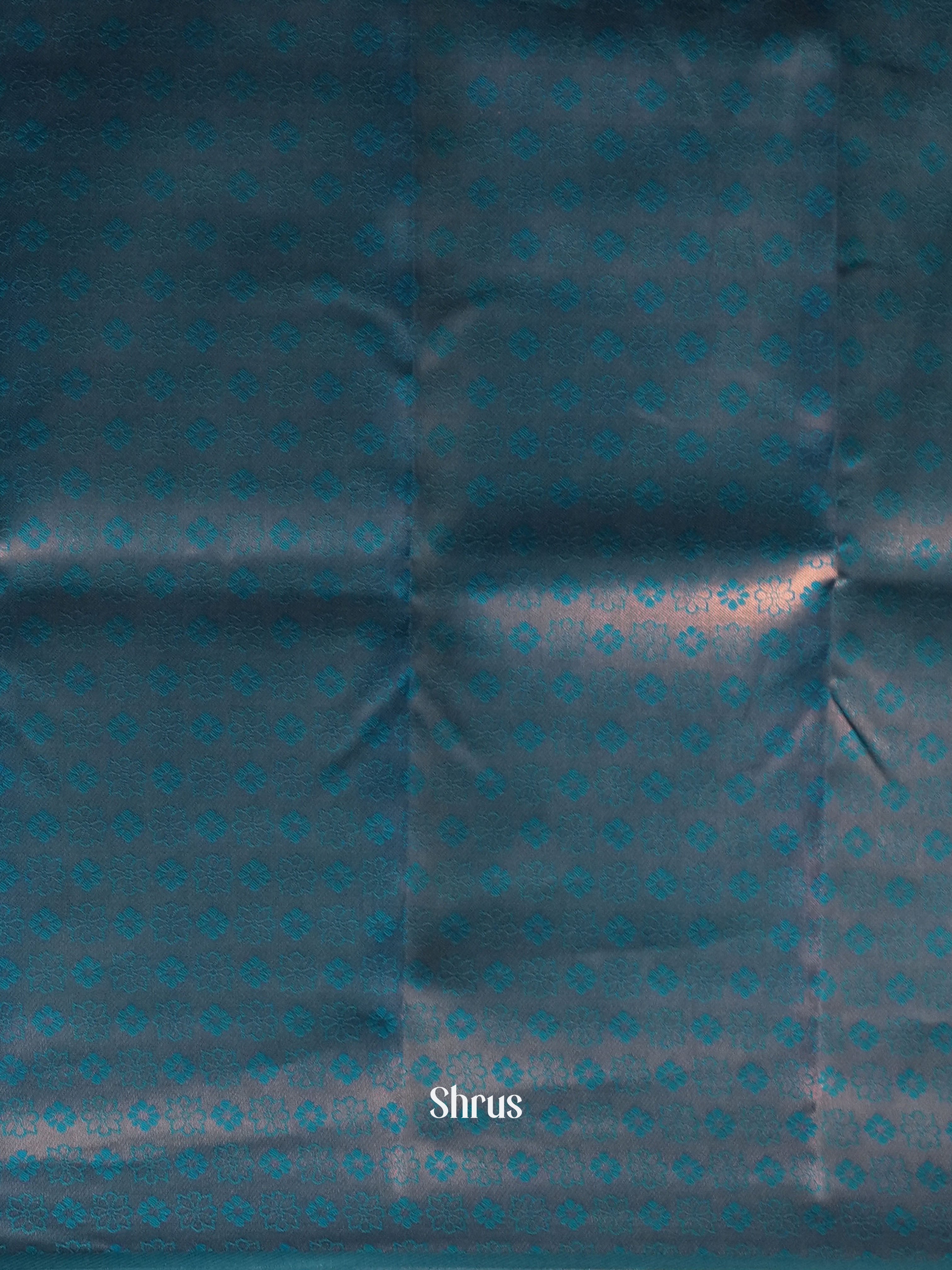 Teal & Blue - Semi Arani Silk - Shop on Shrus.com