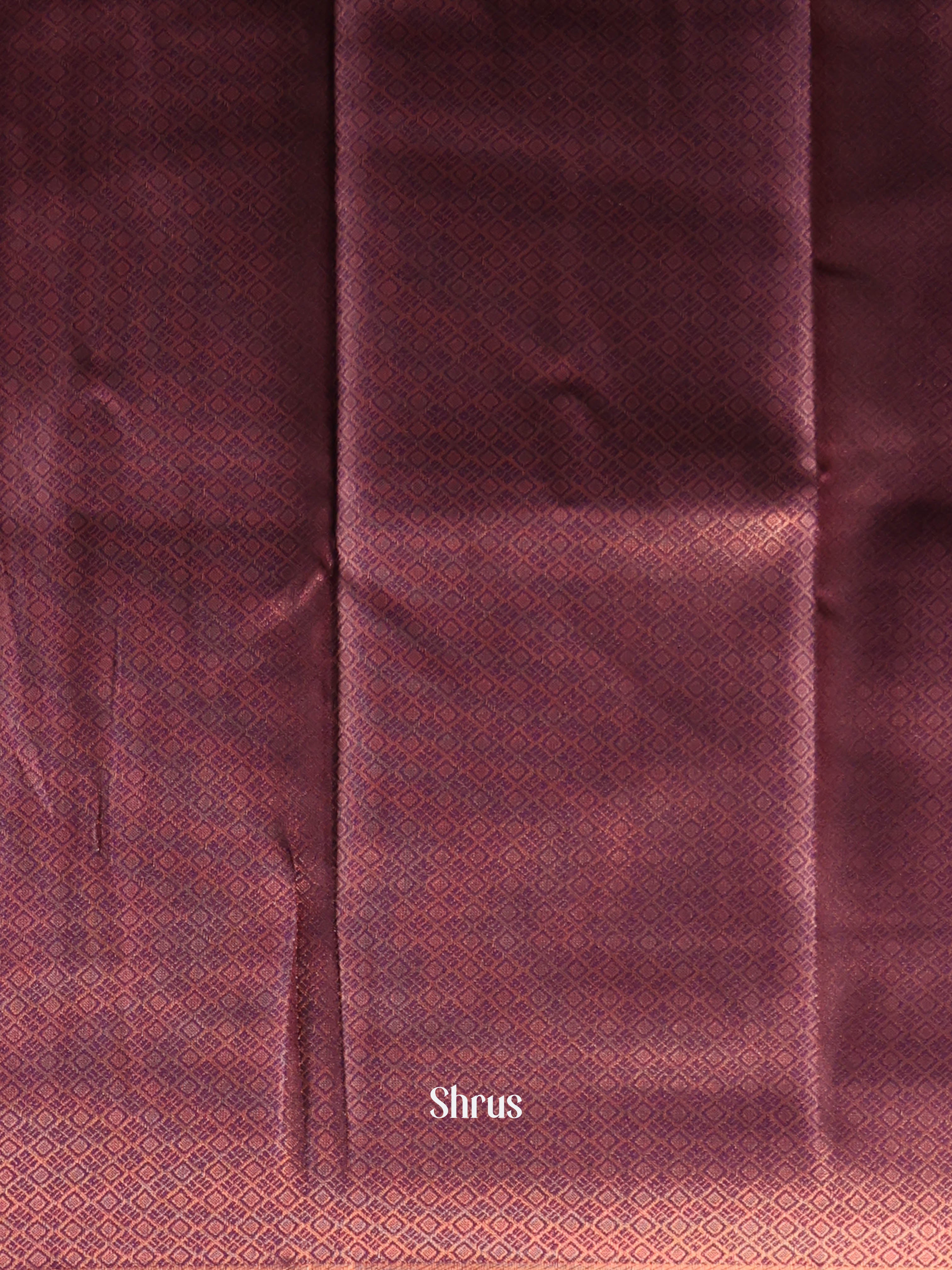 Grey & Purple- Semi Arani Silk Saree - Shop on Shrus.com