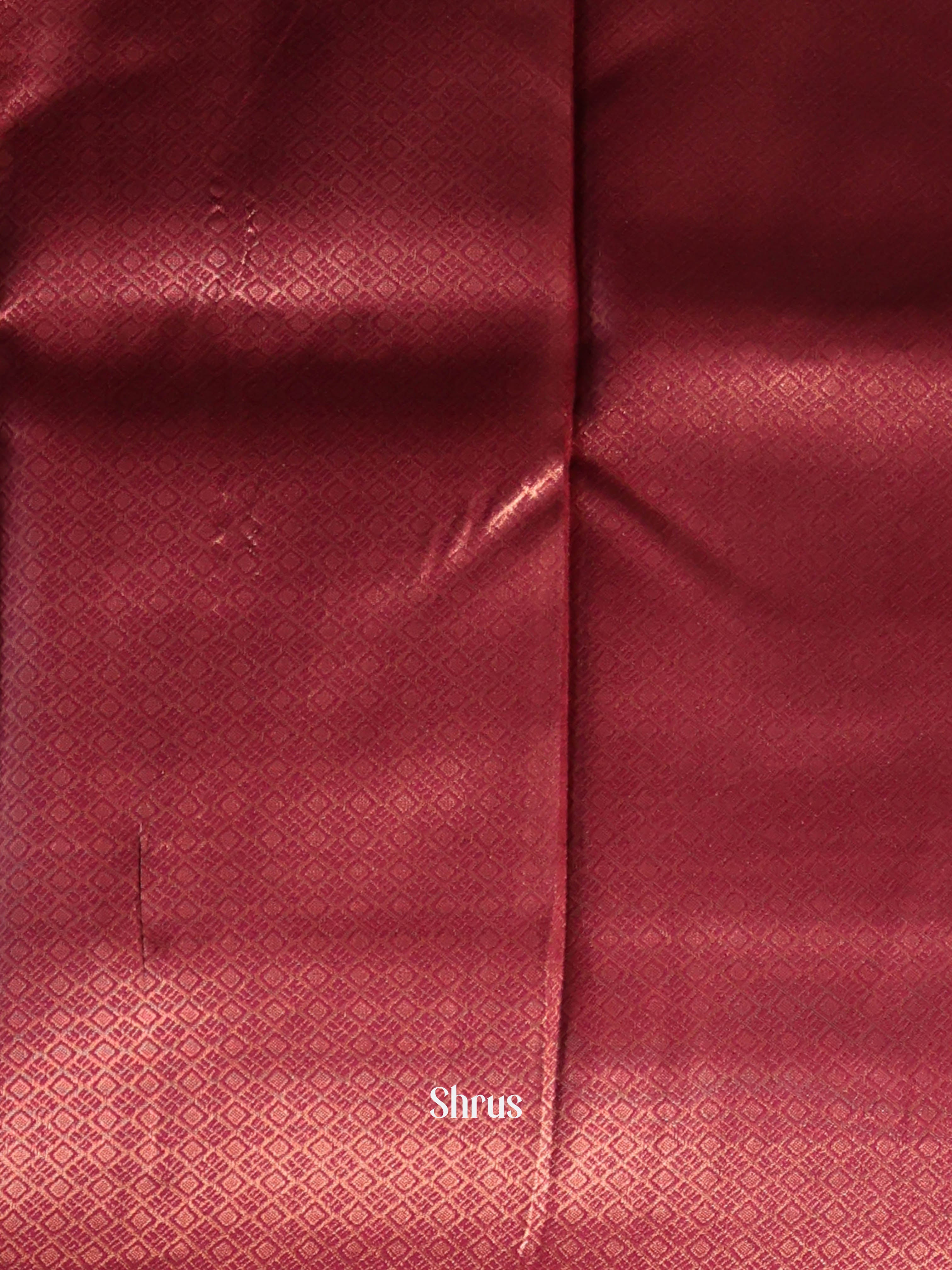 Pink & Maroon - Semi Arani Silk Saree - Shop on Shrus.com