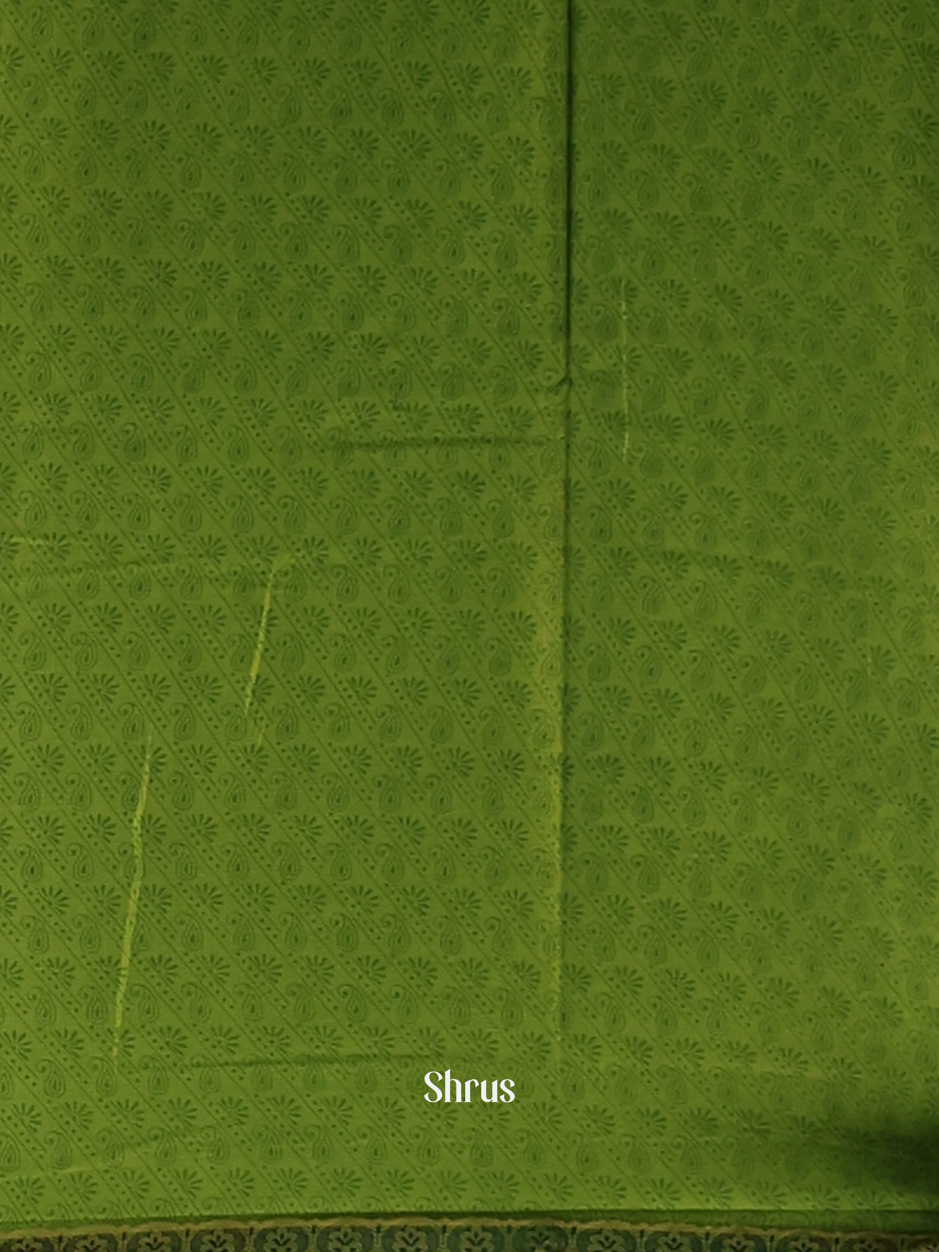 Green - Semi Mysoresilk Saree - Shop on Shrus.com