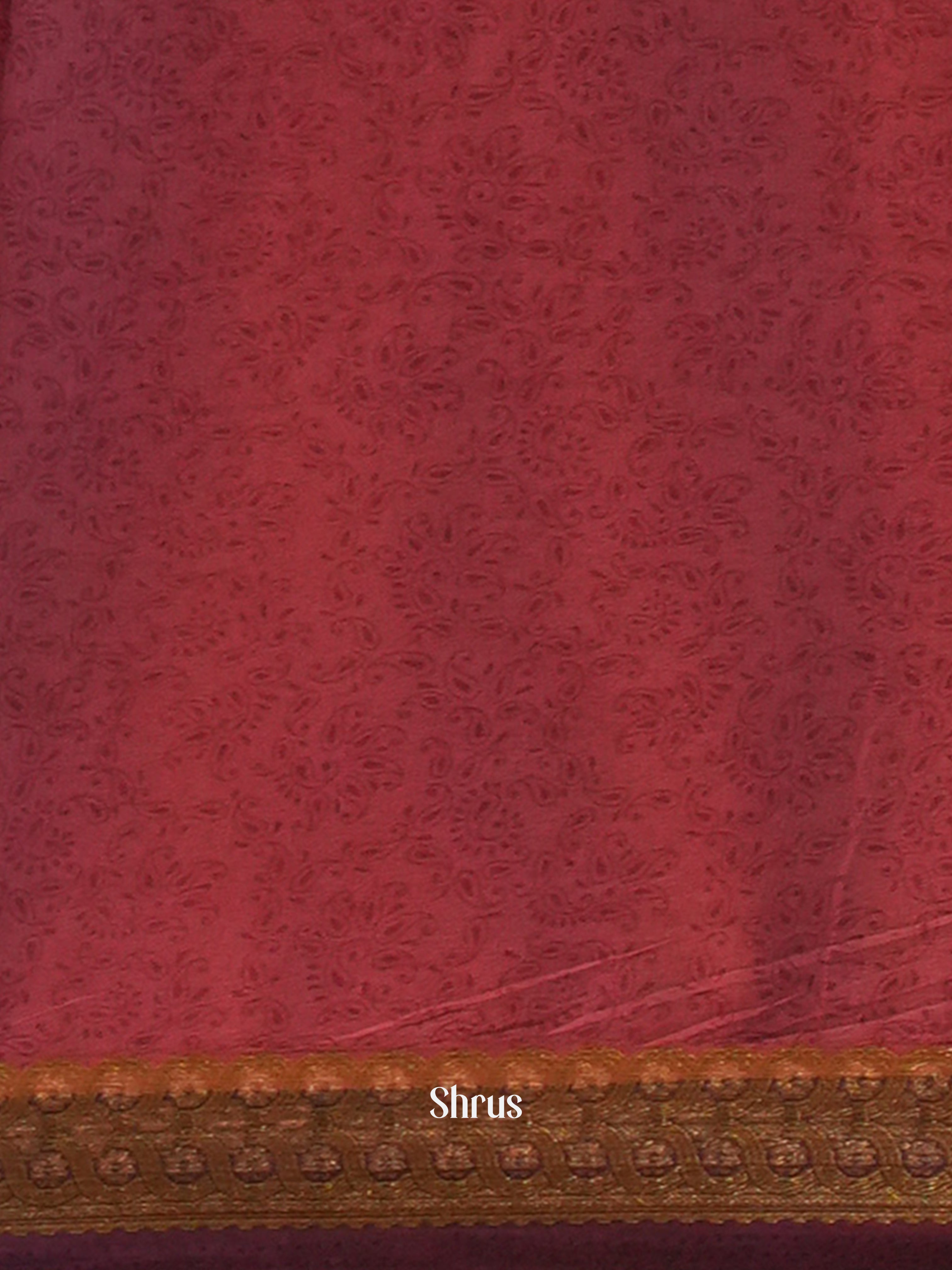 CIS19016 - Semi Mysoresilk Saree - Shop on Shrus.com