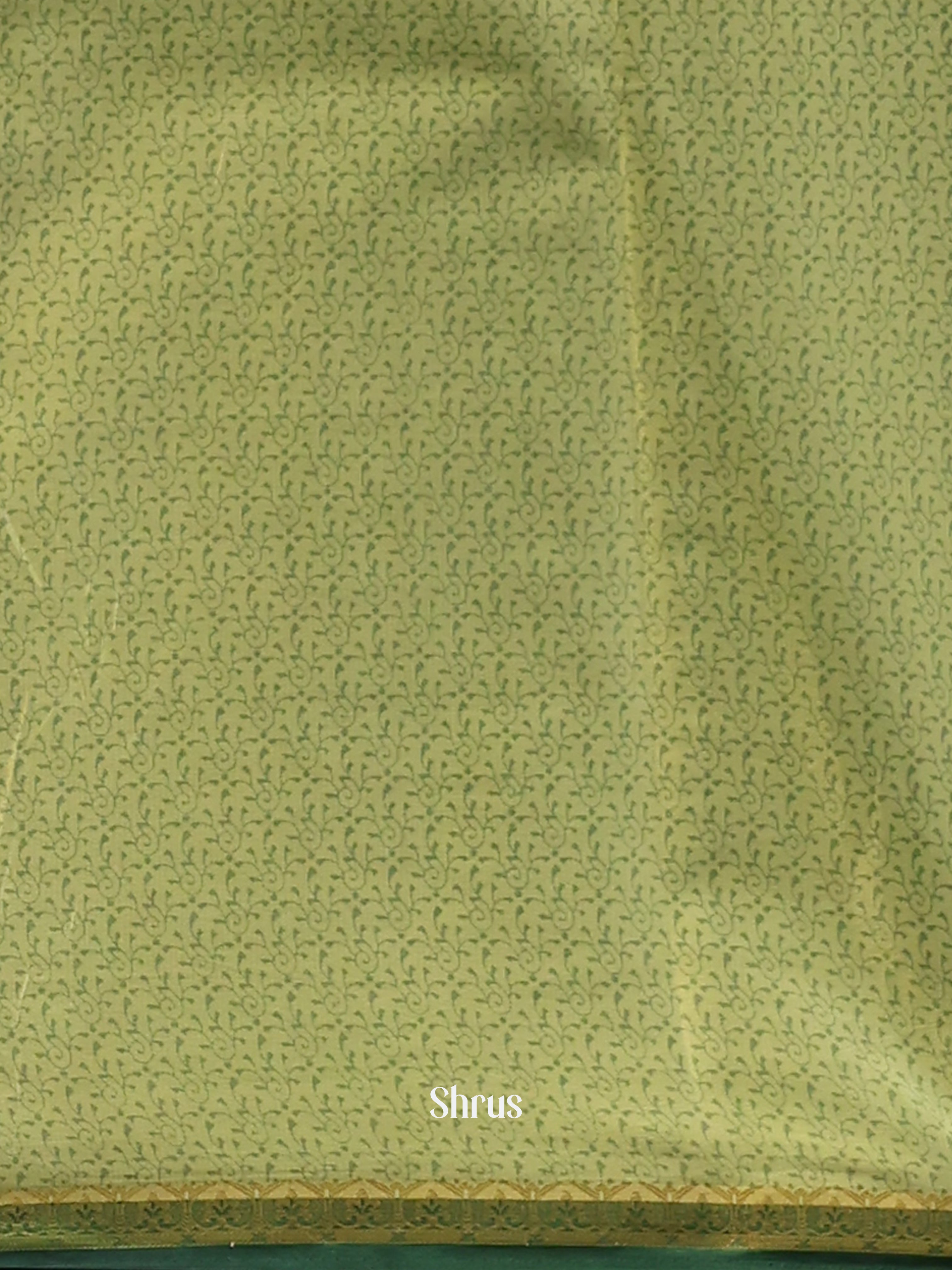 Green - Semi Mysoresilk Saree - Shop on Shrus.com