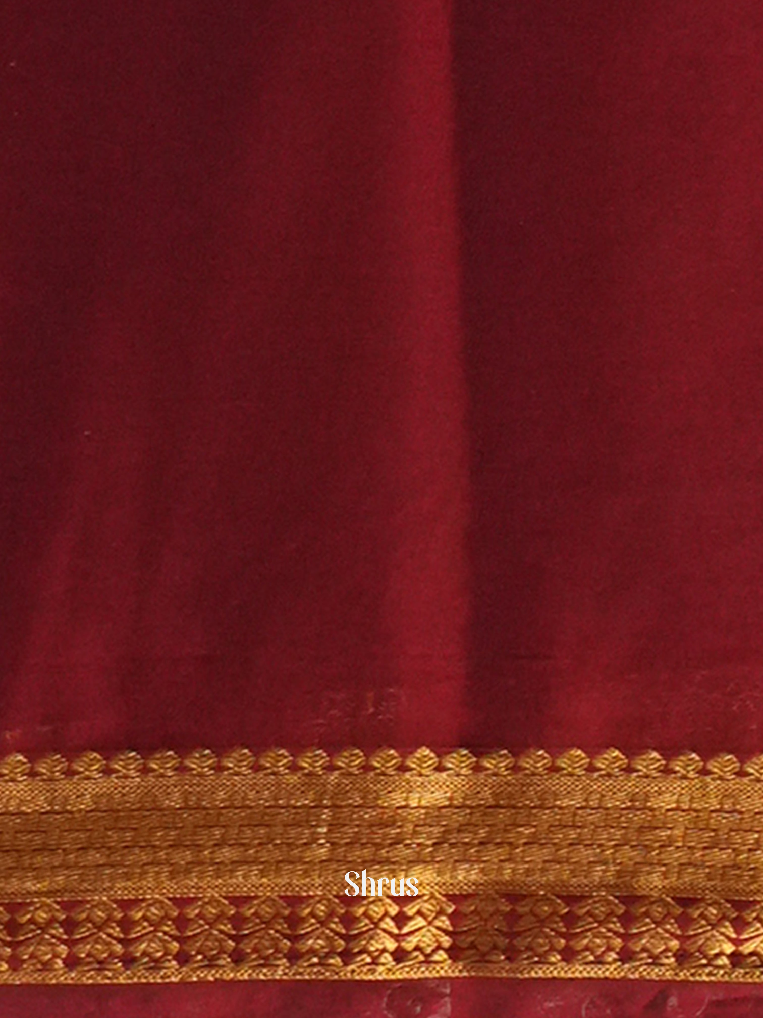 CIS19055 - Semi Mysoresilk Saree - Shop on Shrus.com