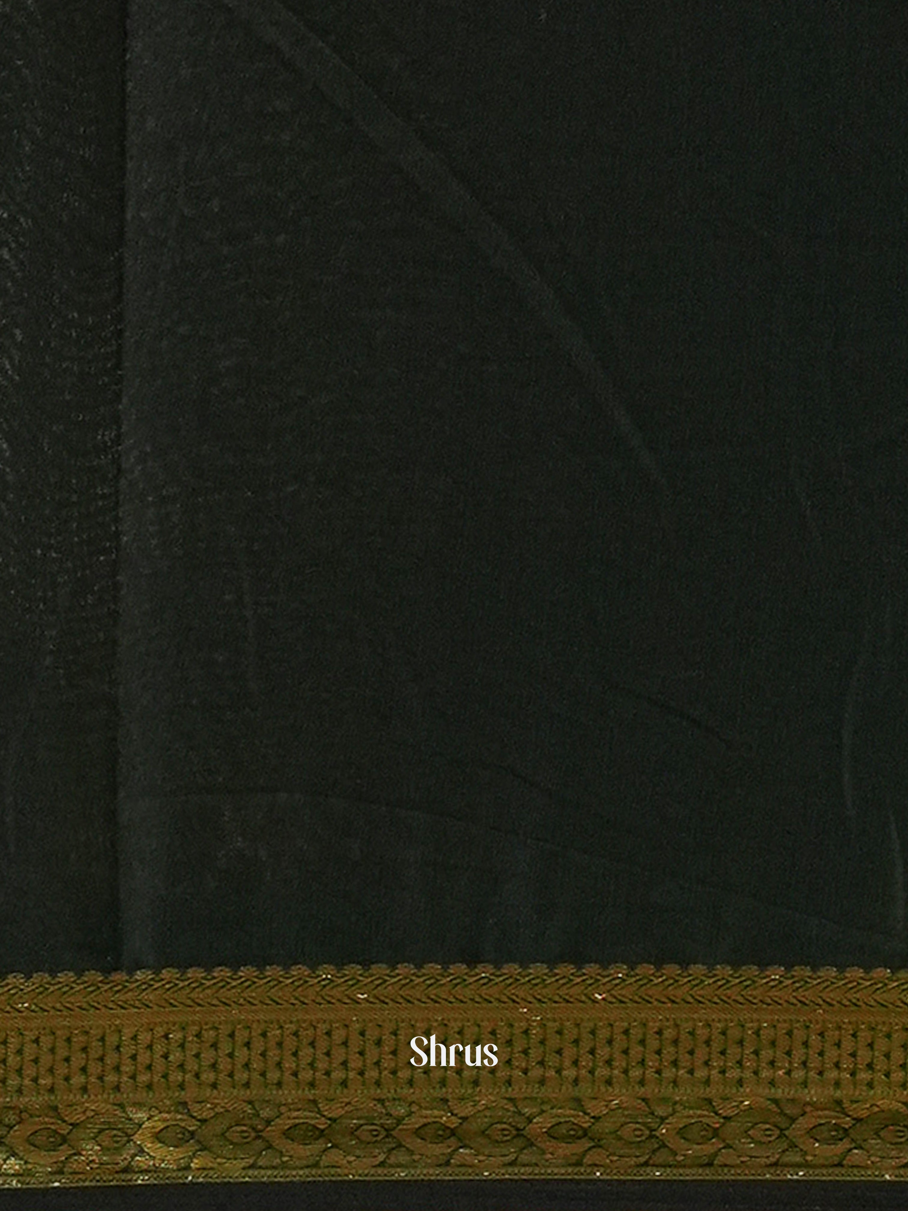Lite Green & Green - Semi Mysoresilk Saree - Shop on Shrus.com