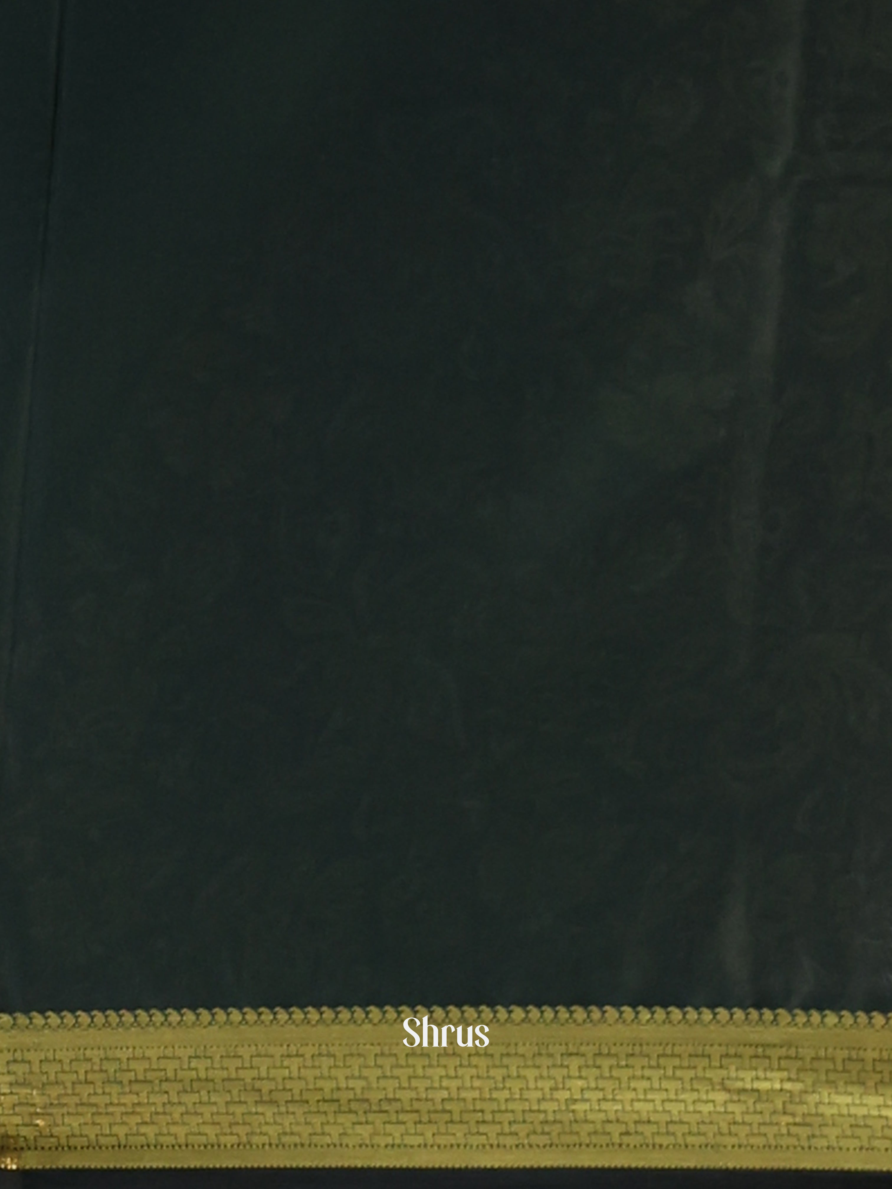 Maroon & Green - Semi Mysoresilk Saree - Shop on Shrus.com