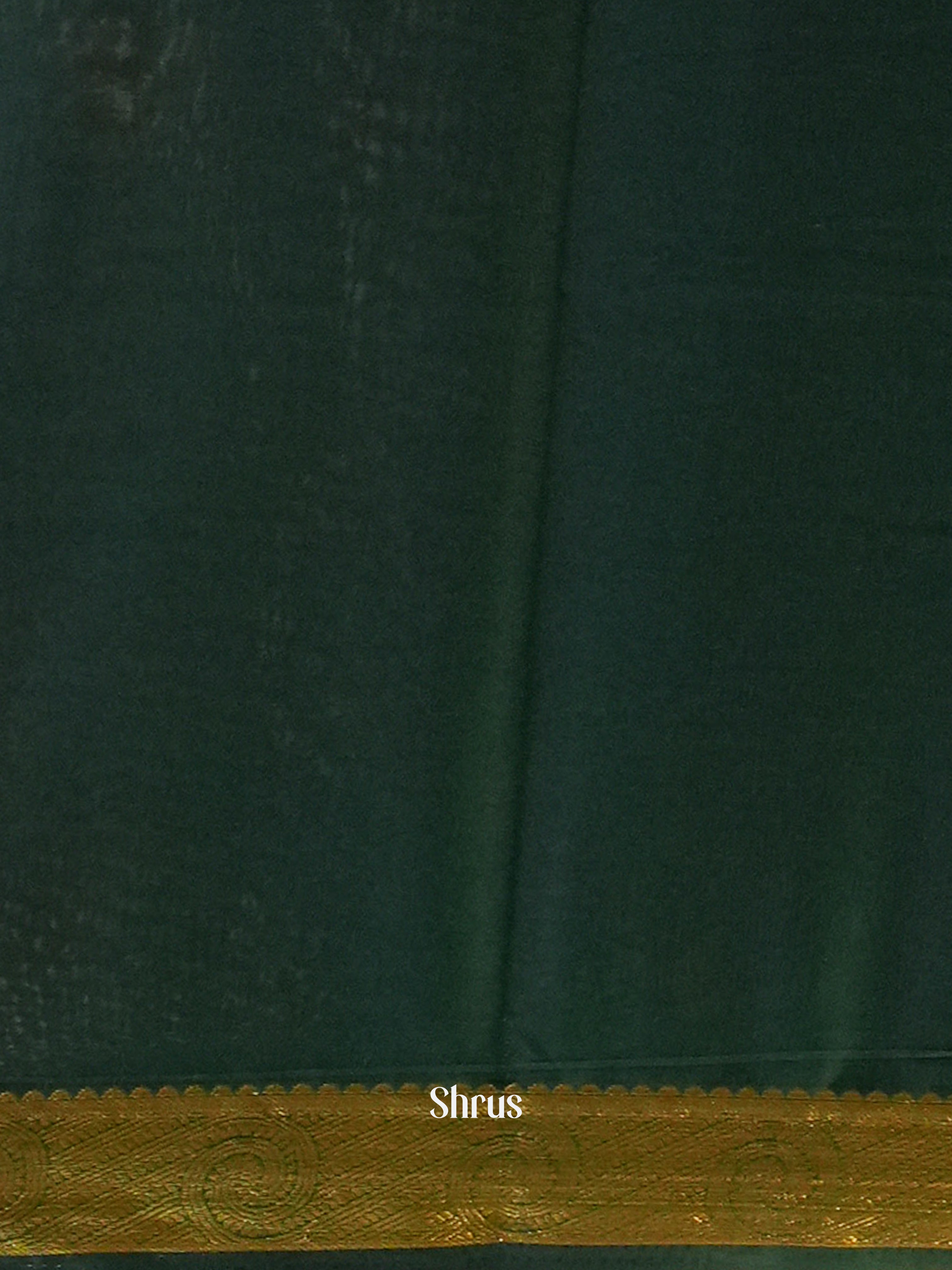 Orange & Green - Semi Mysoresilk Saree - Shop on Shrus.com