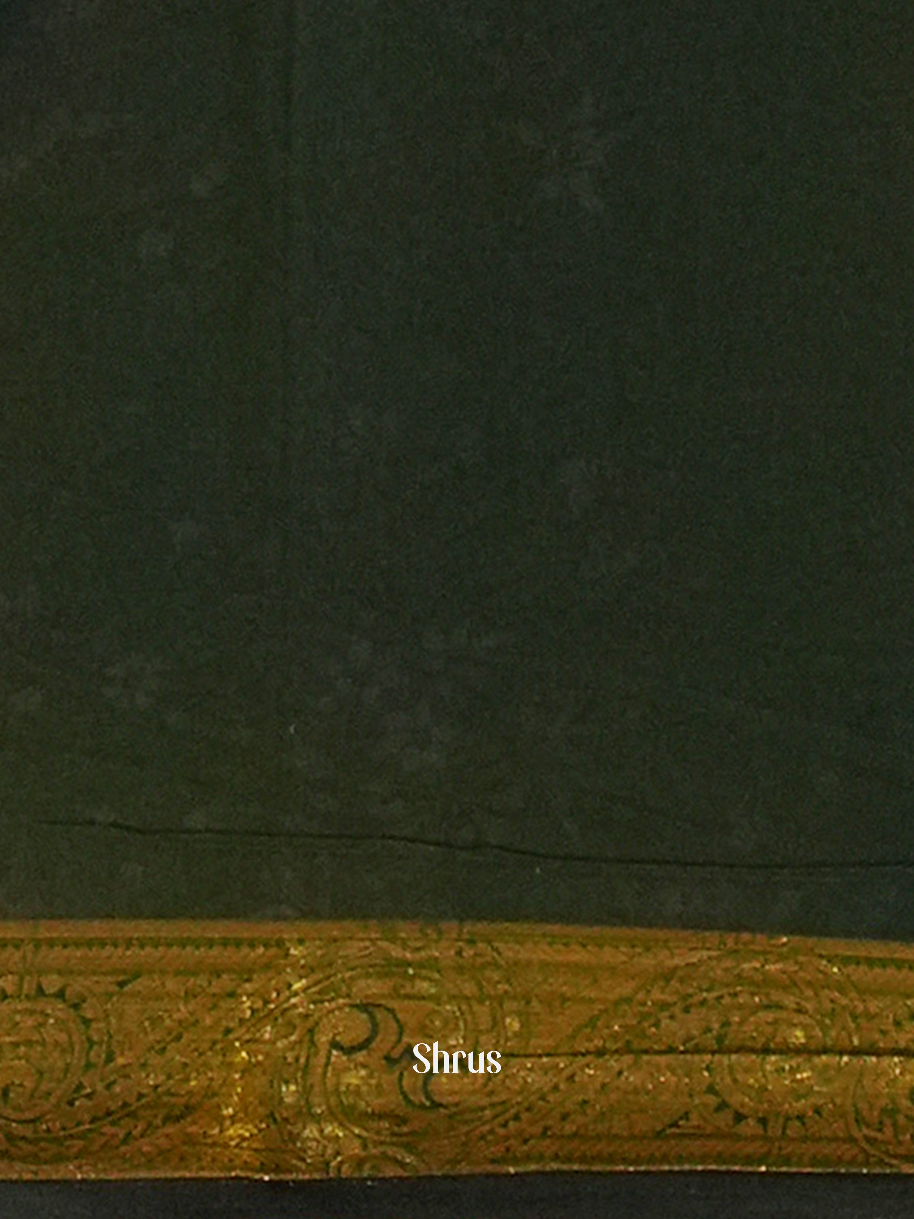 Lite Green & Green- Semi Mysoresilk Saree - Shop on Shrus.com