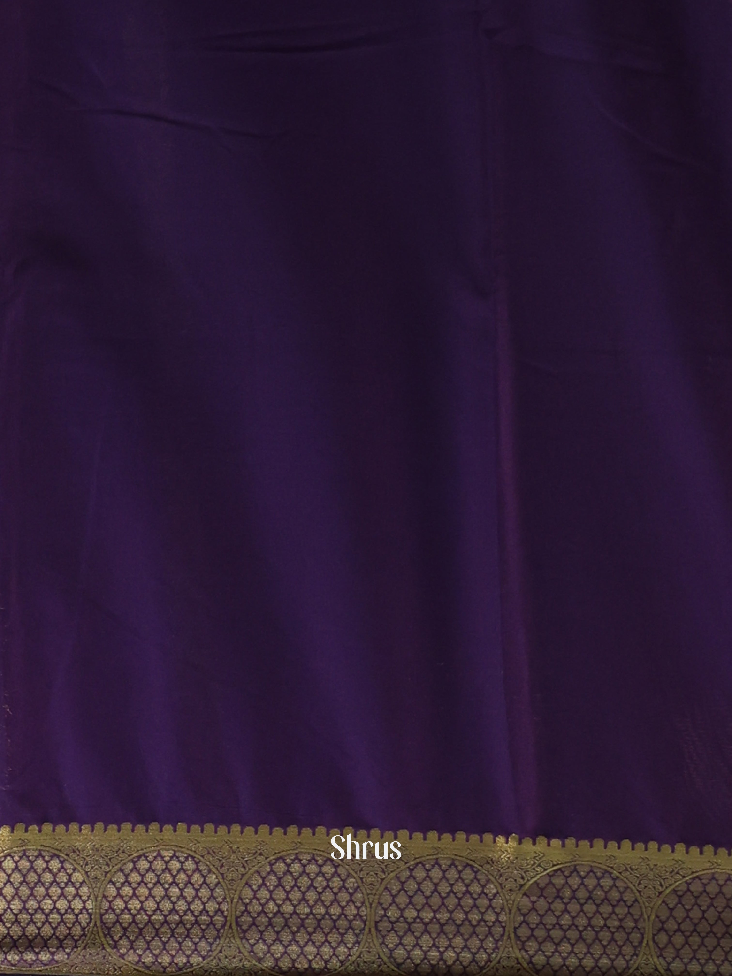 Red & Violet - Semi Mysoresilk Saree - Shop on Shrus.com