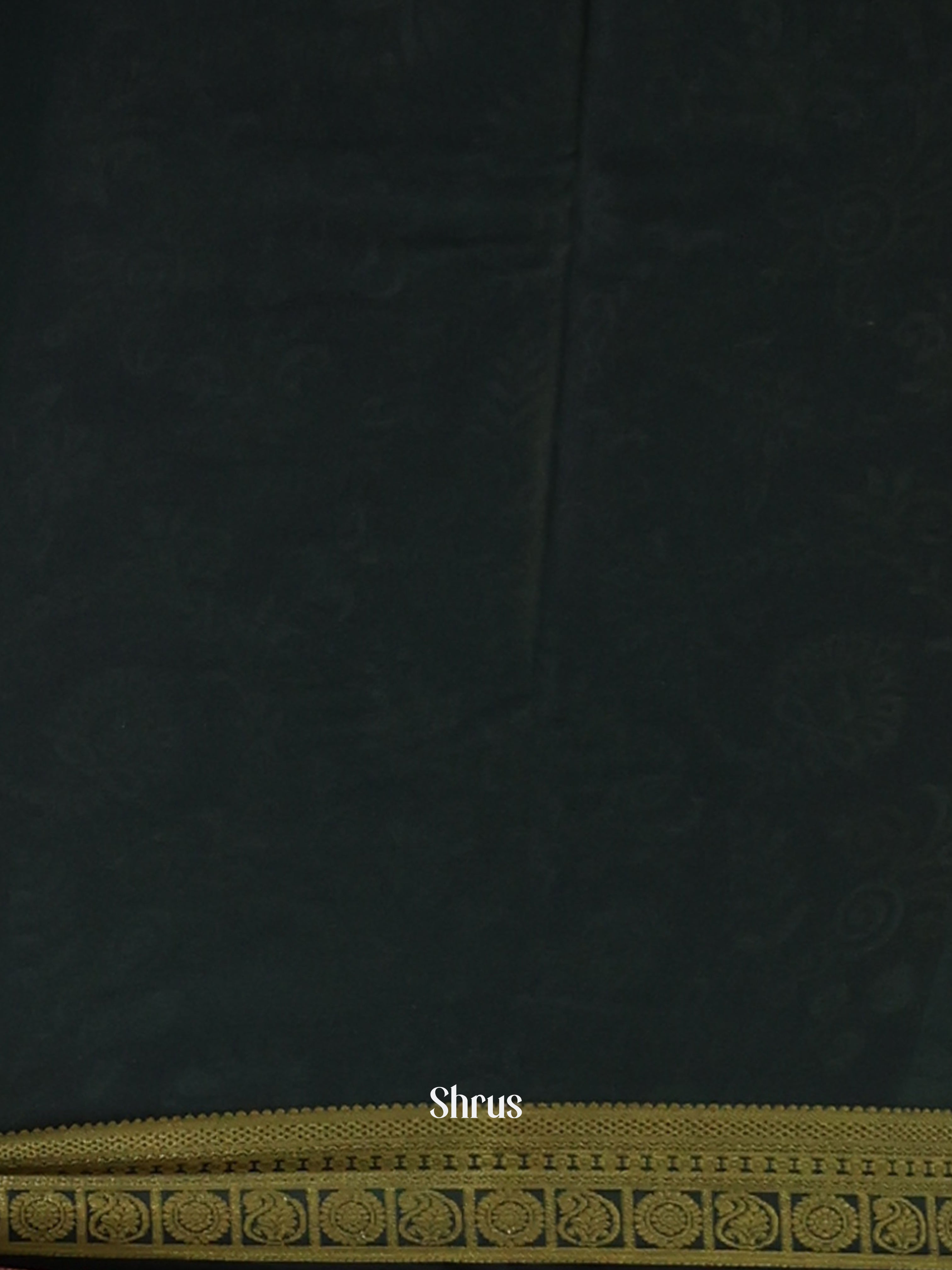 Maroon & Black - Semi Mysoresilk Saree - Shop on Shrus.com
