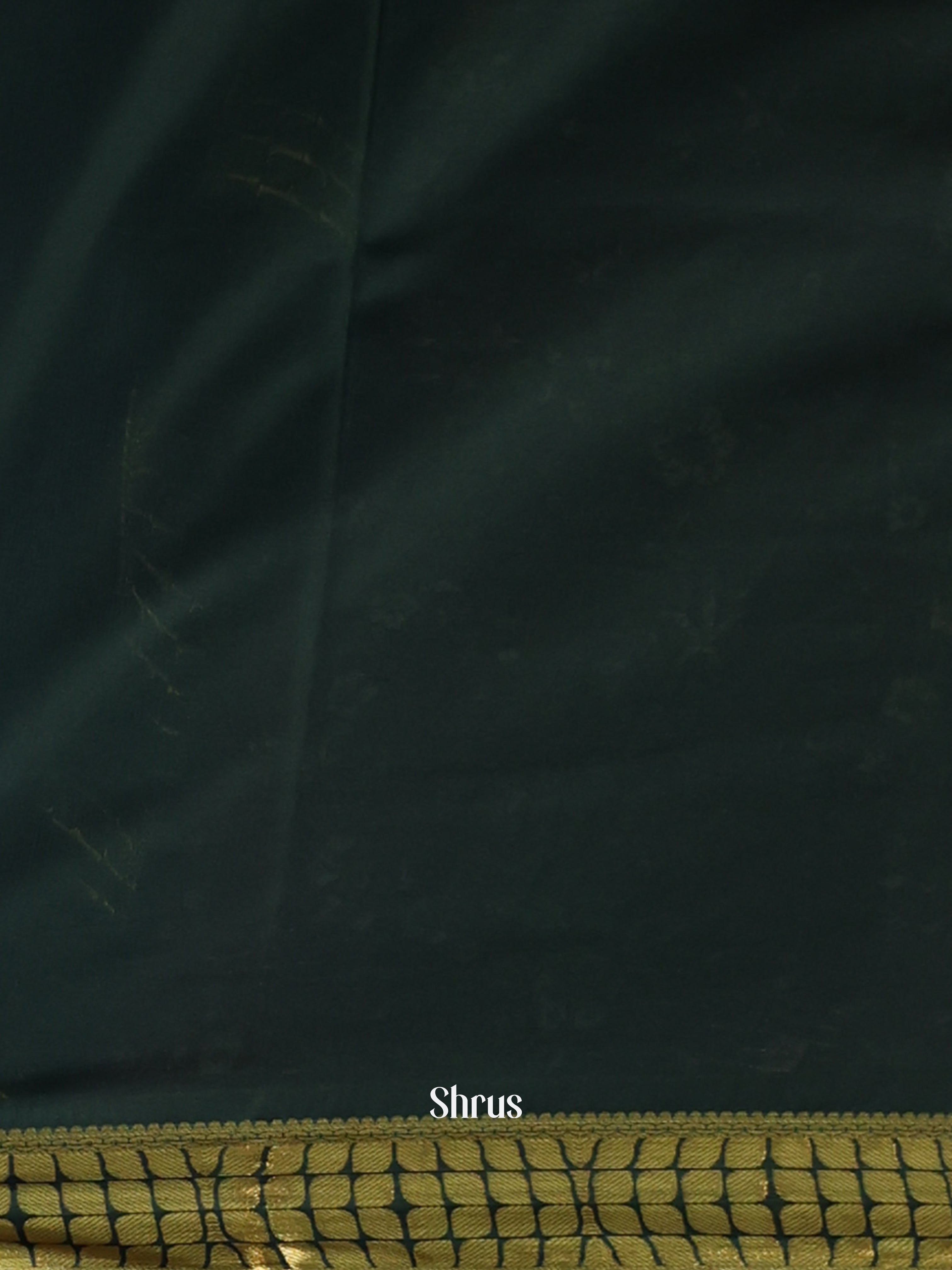 Maroon & Green- Semi Mysoresilk Saree - Shop on Shrus.com