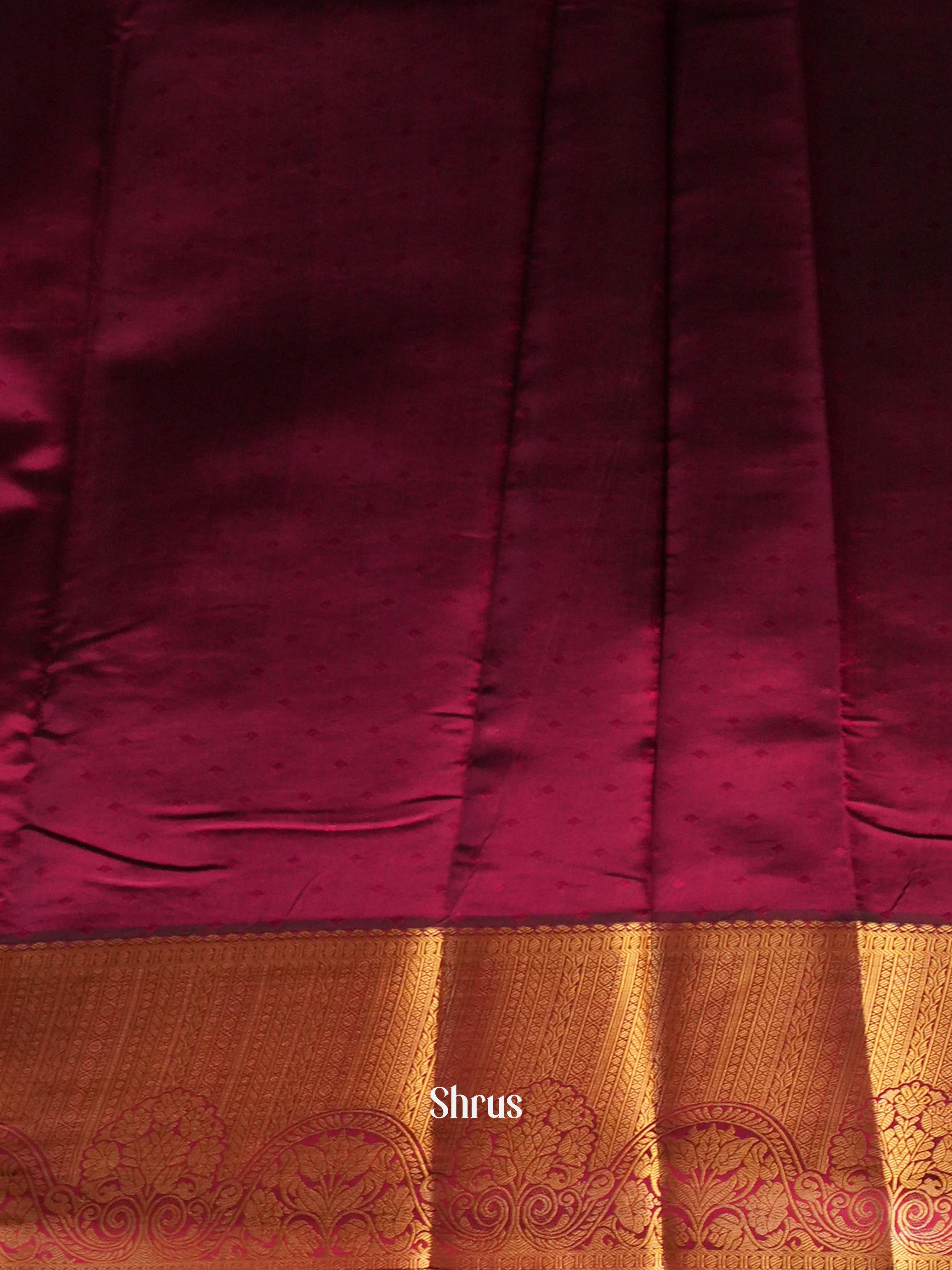 CIS19158 - Printed Silk Saree - Shop on Shrus.com