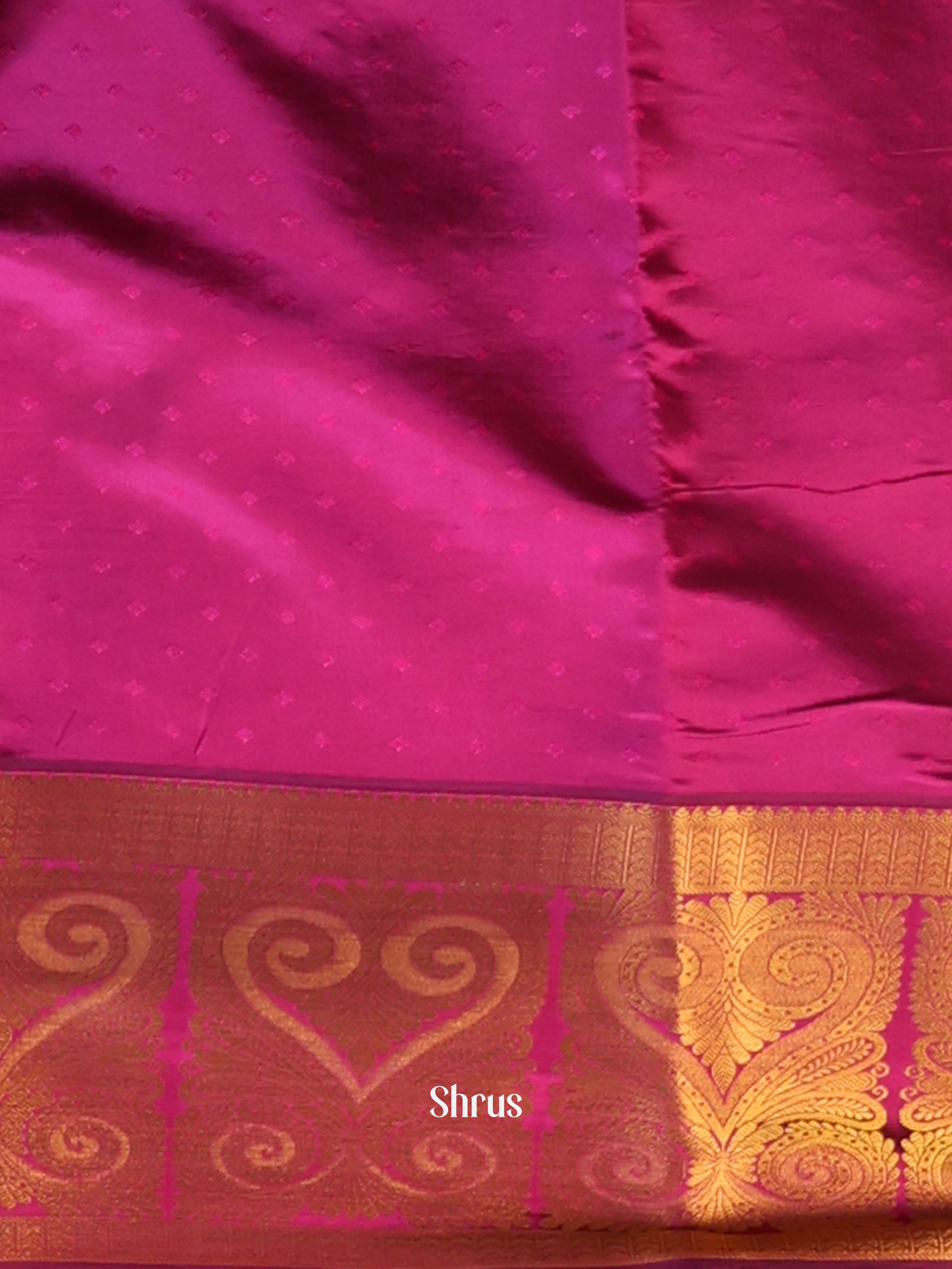 CIS19213 - Printed Silk Saree - Shop on Shrus.com