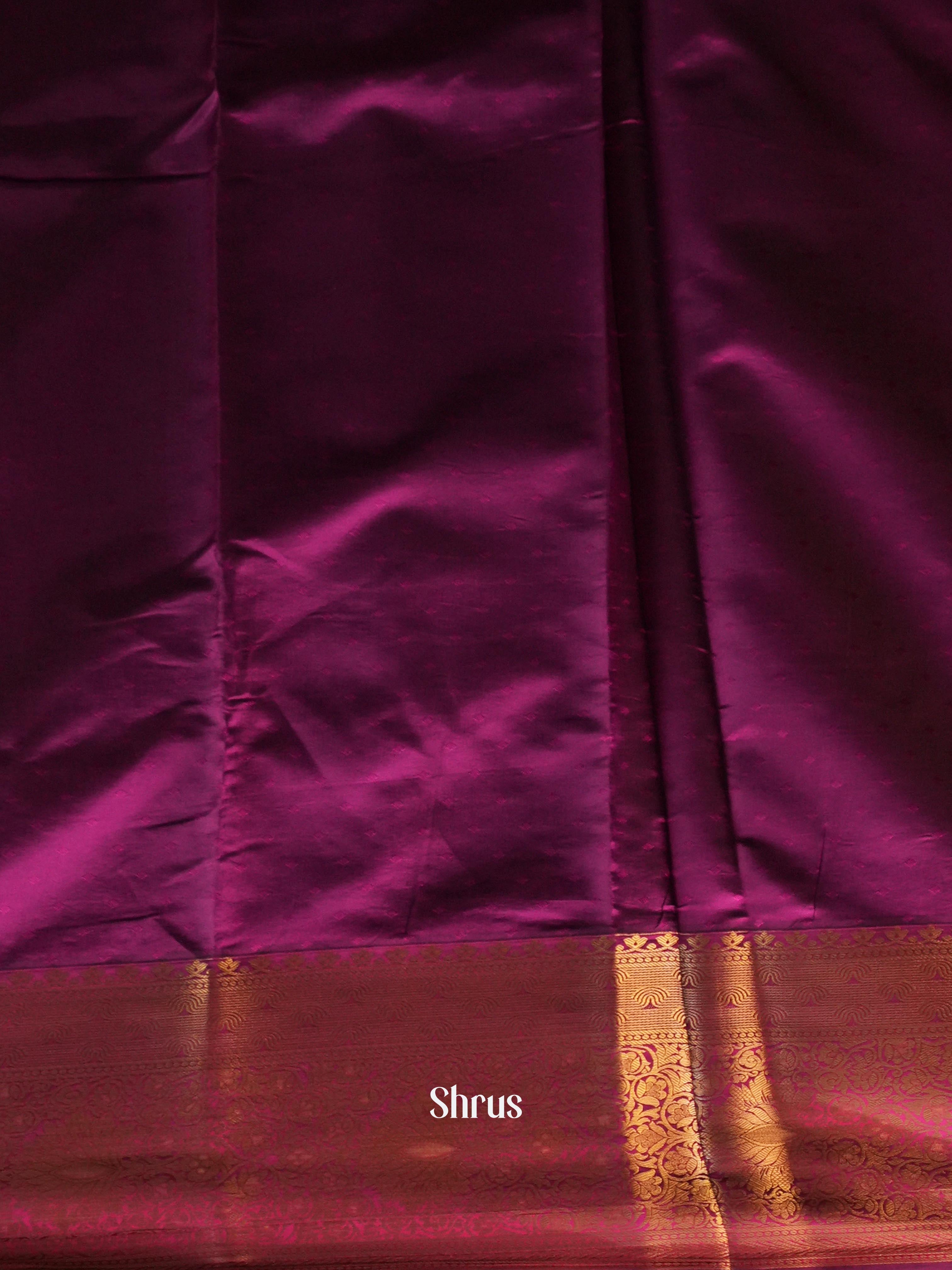 CIS19223 - Printed Silk Saree - Shop on Shrus.com