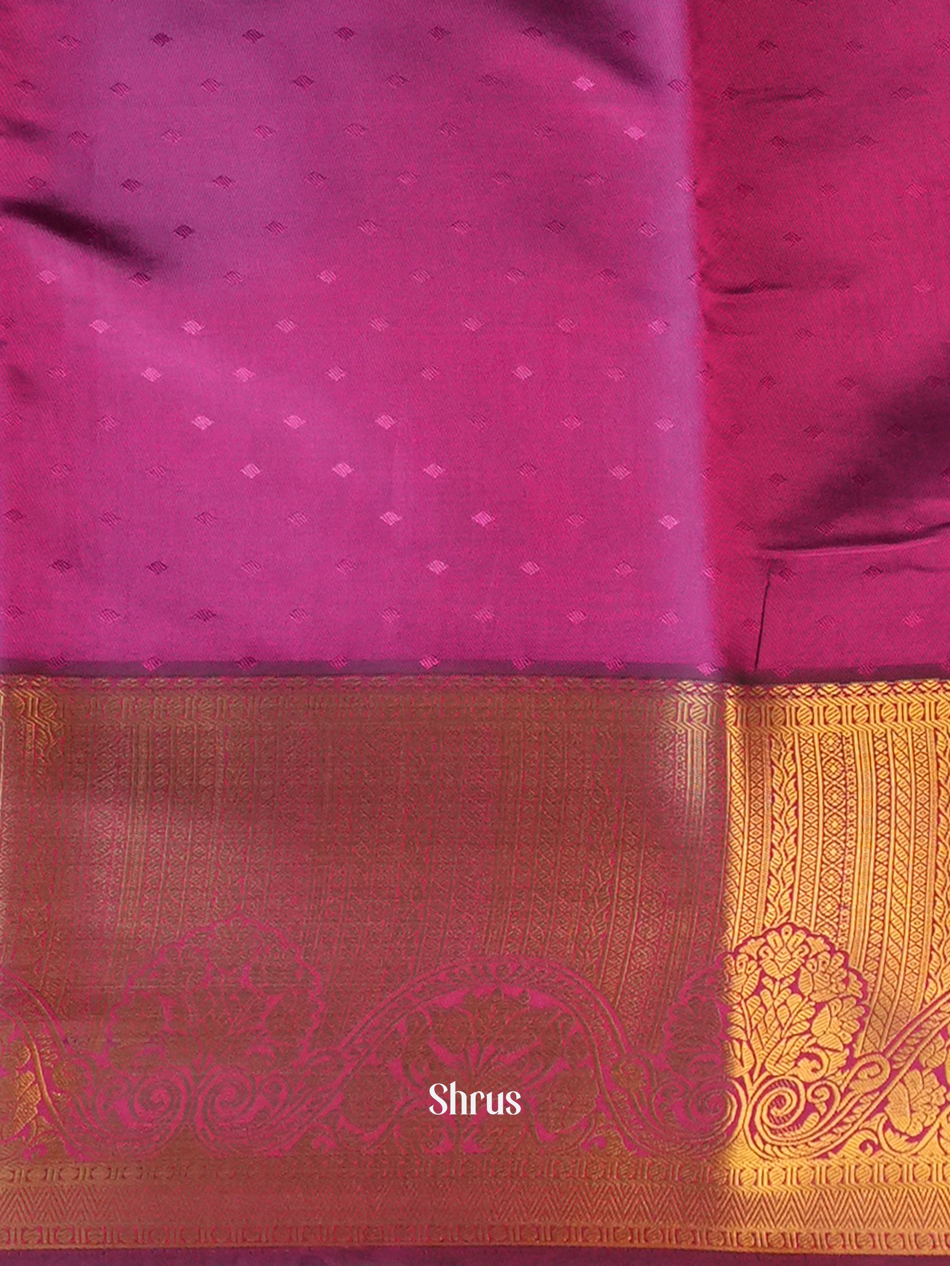 CIS19225 - Printed Silk Saree - Shop on Shrus.com