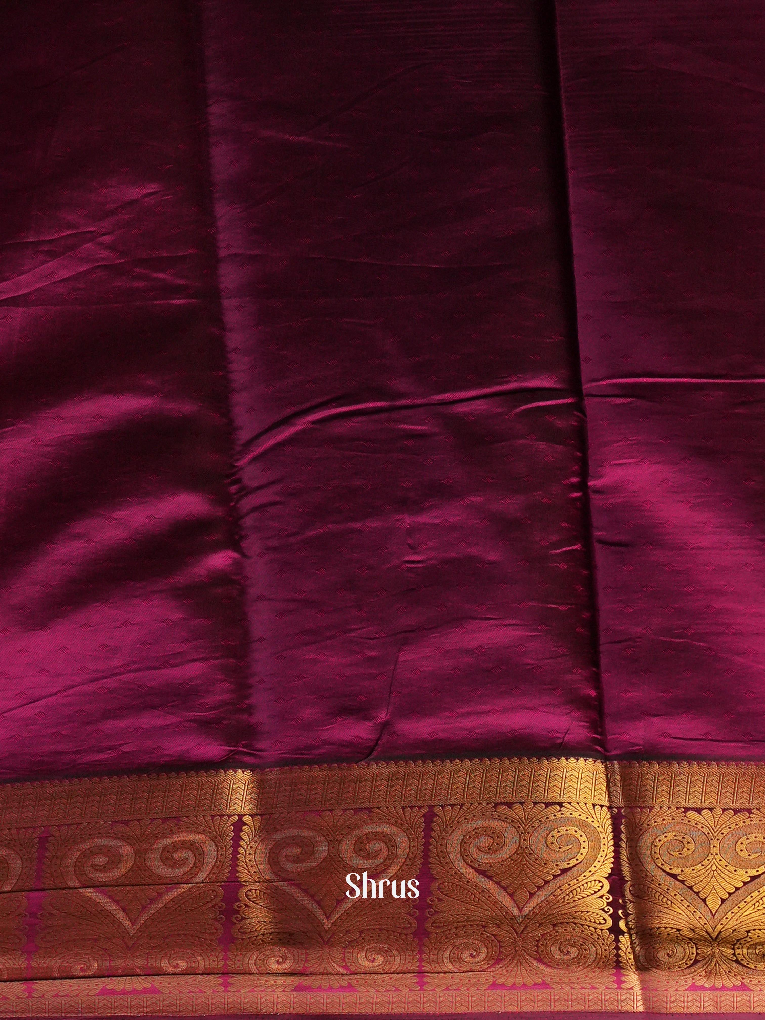 CIS19230 - Printed Silk Saree - Shop on Shrus.com