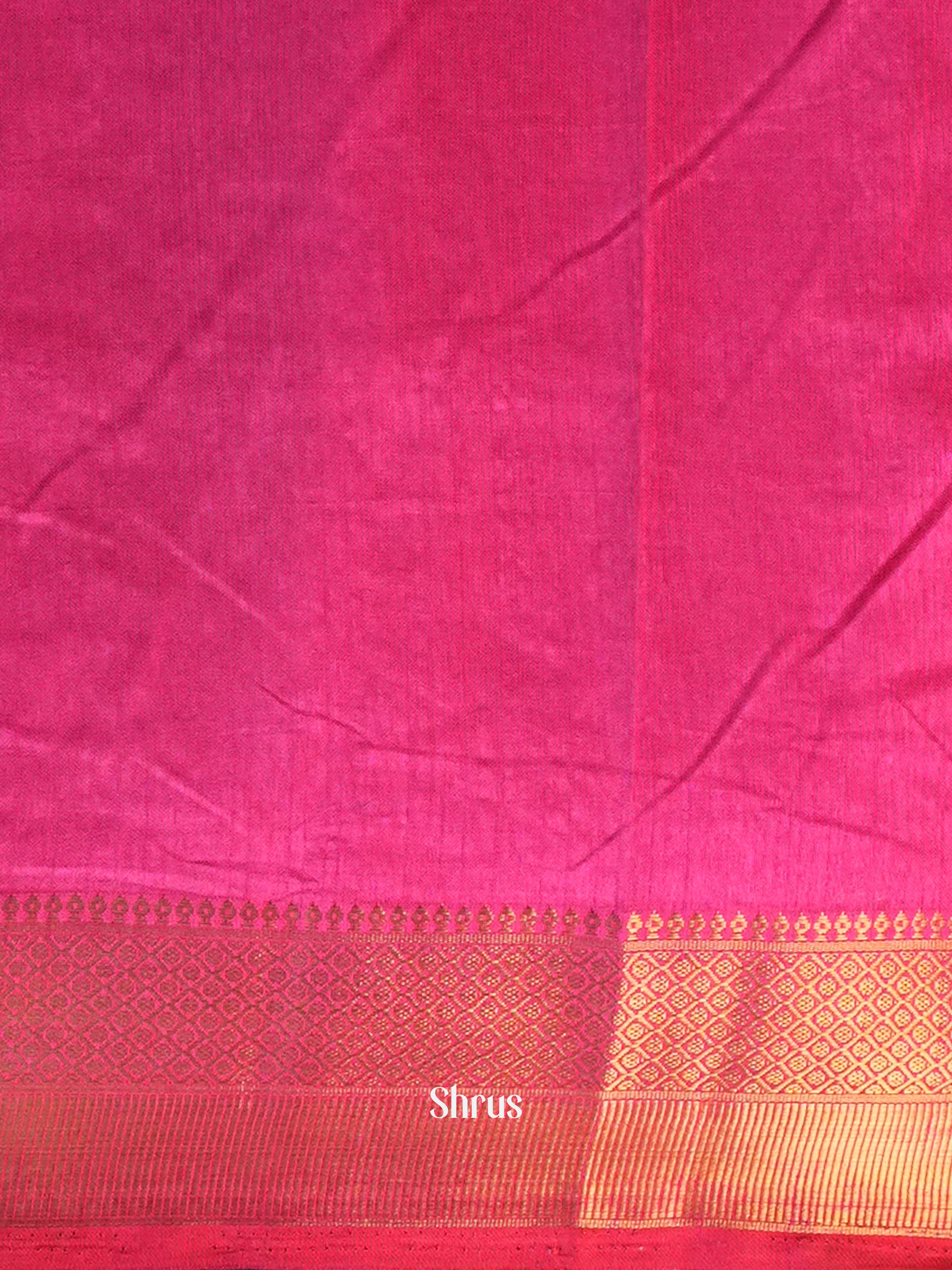Purple & Pink - Semi Patola Saree - Shop on Shrus.com