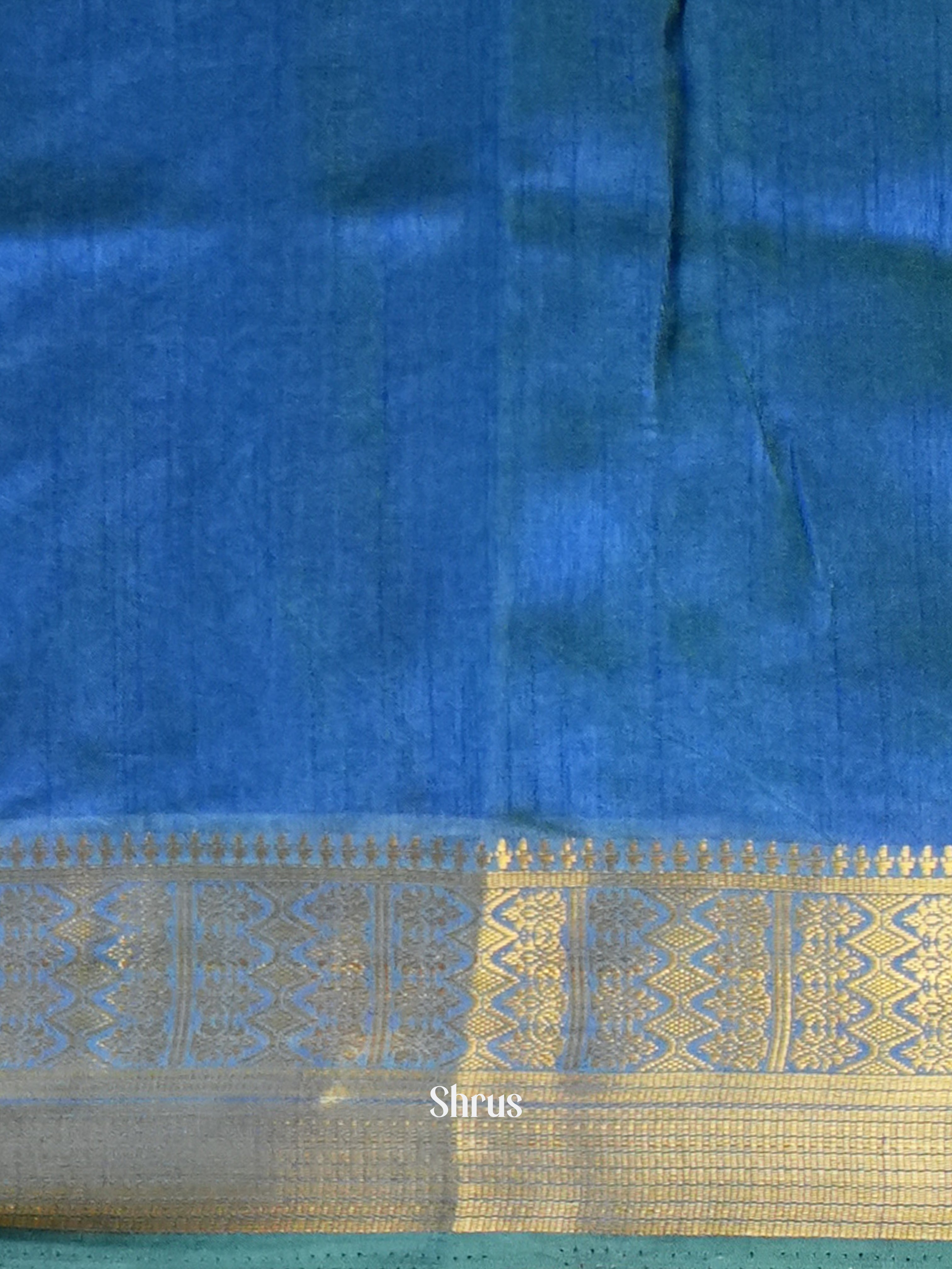 Green & Blue- Semi Patola - Shop on Shrus.com