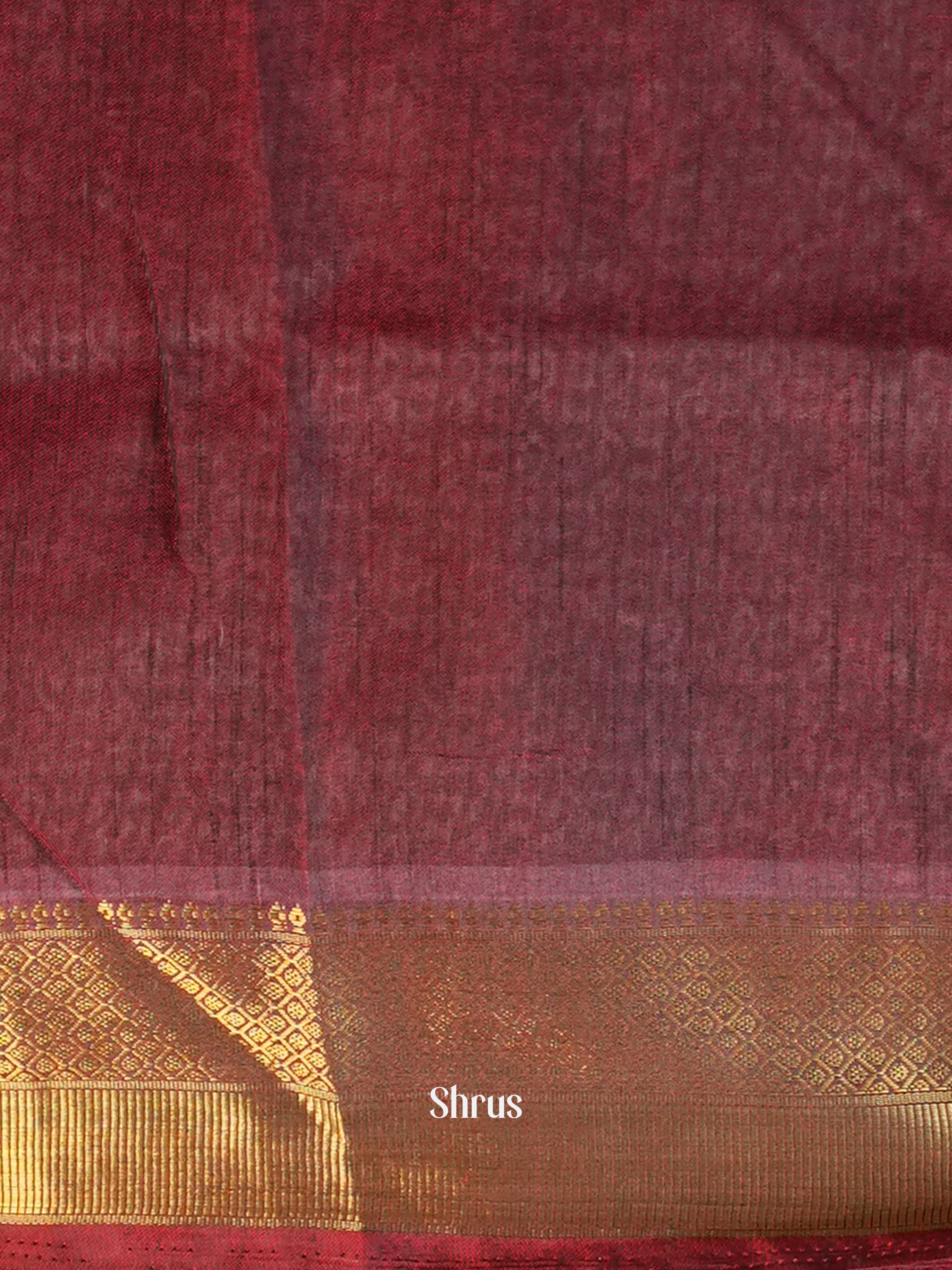 Red & Maroon- Semi Patola - Shop on Shrus.com