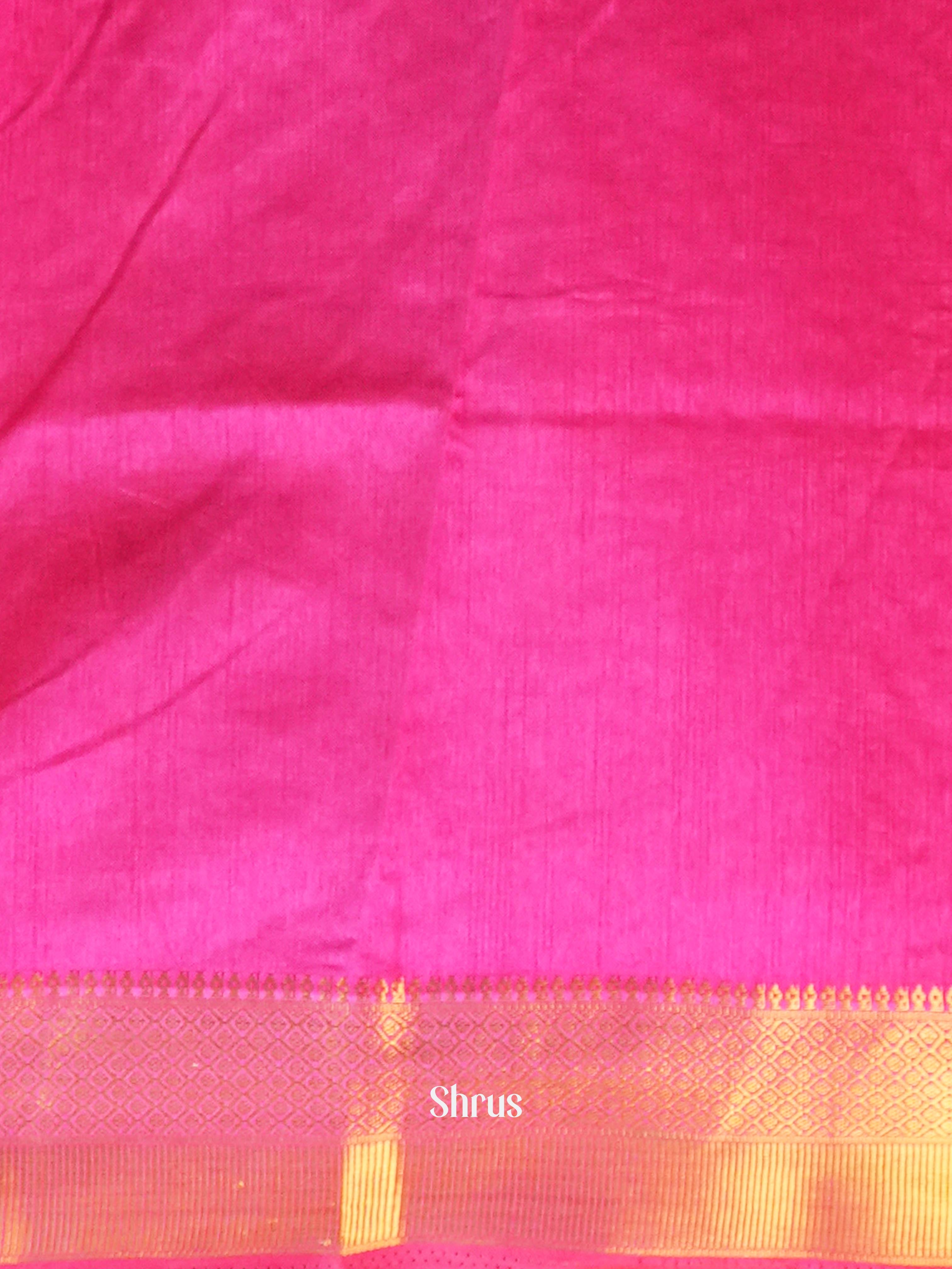 Purple & Pink - Semi Patola Saree - Shop on Shrus.com