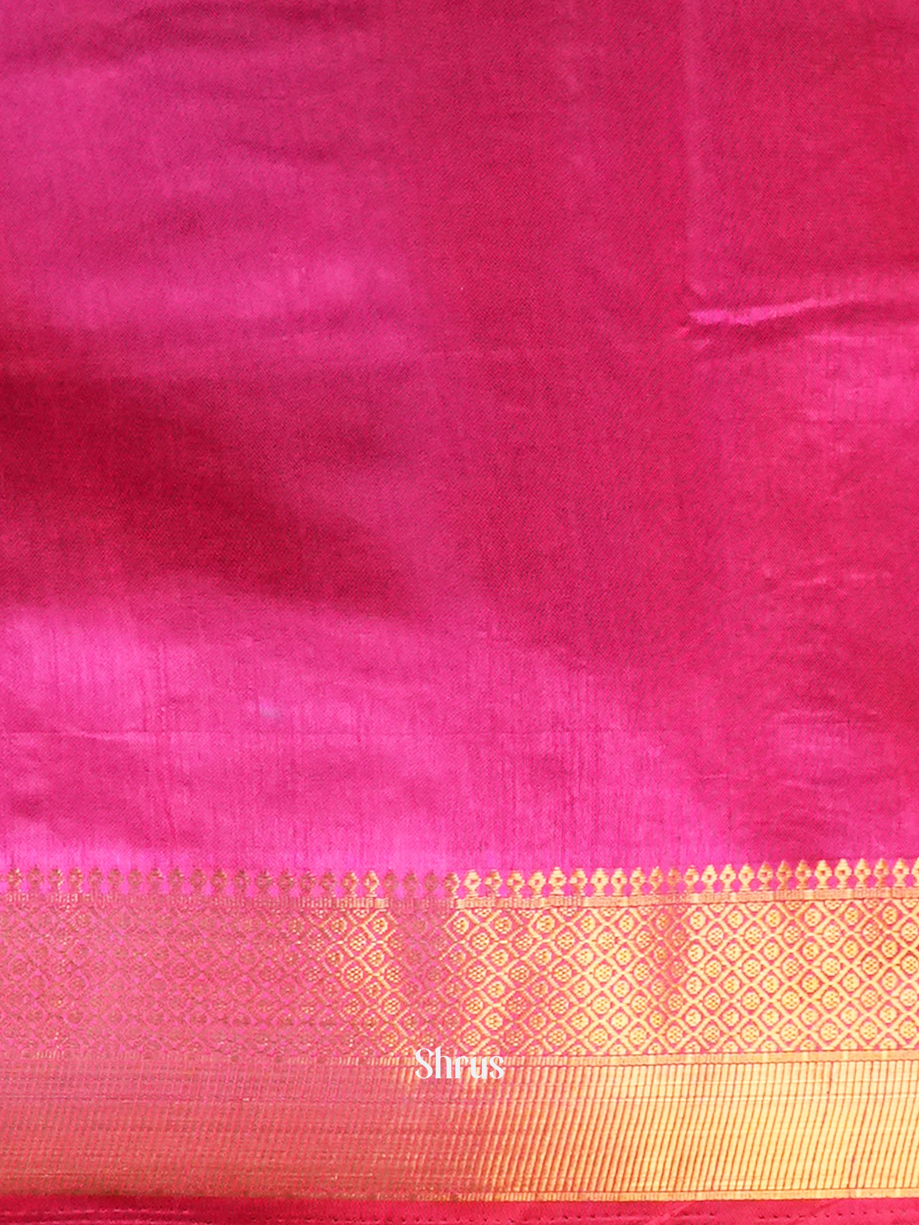 Purple & Pink - Semi Patola Saree - Shop on Shrus.com