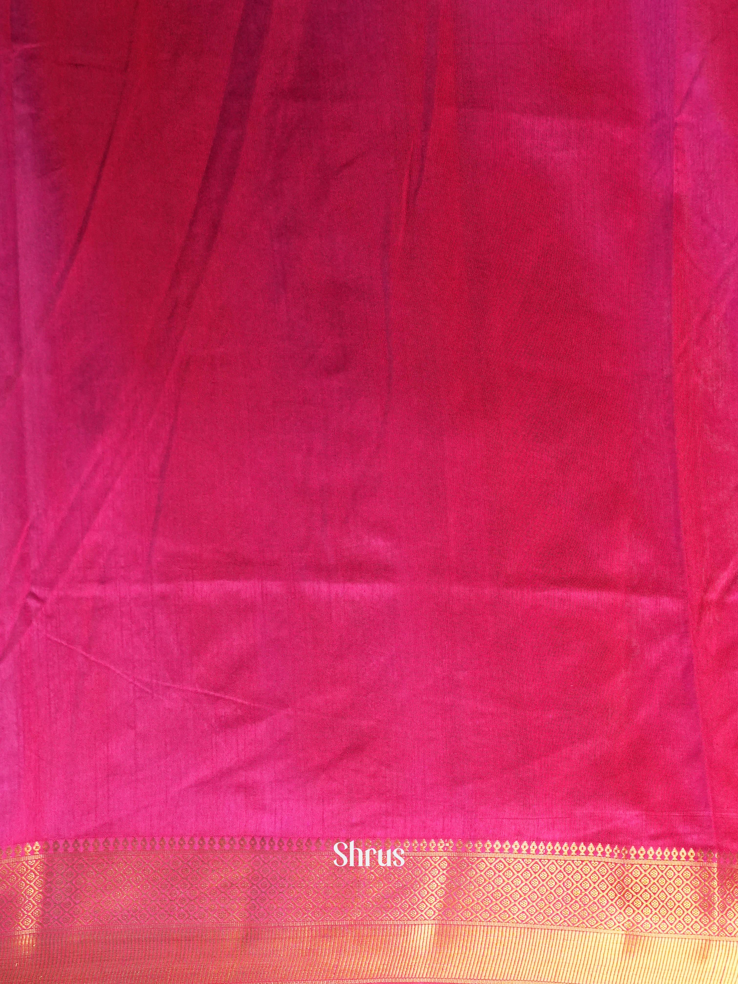 Purple & Pink - Semi Patola Saree - Shop on Shrus.com